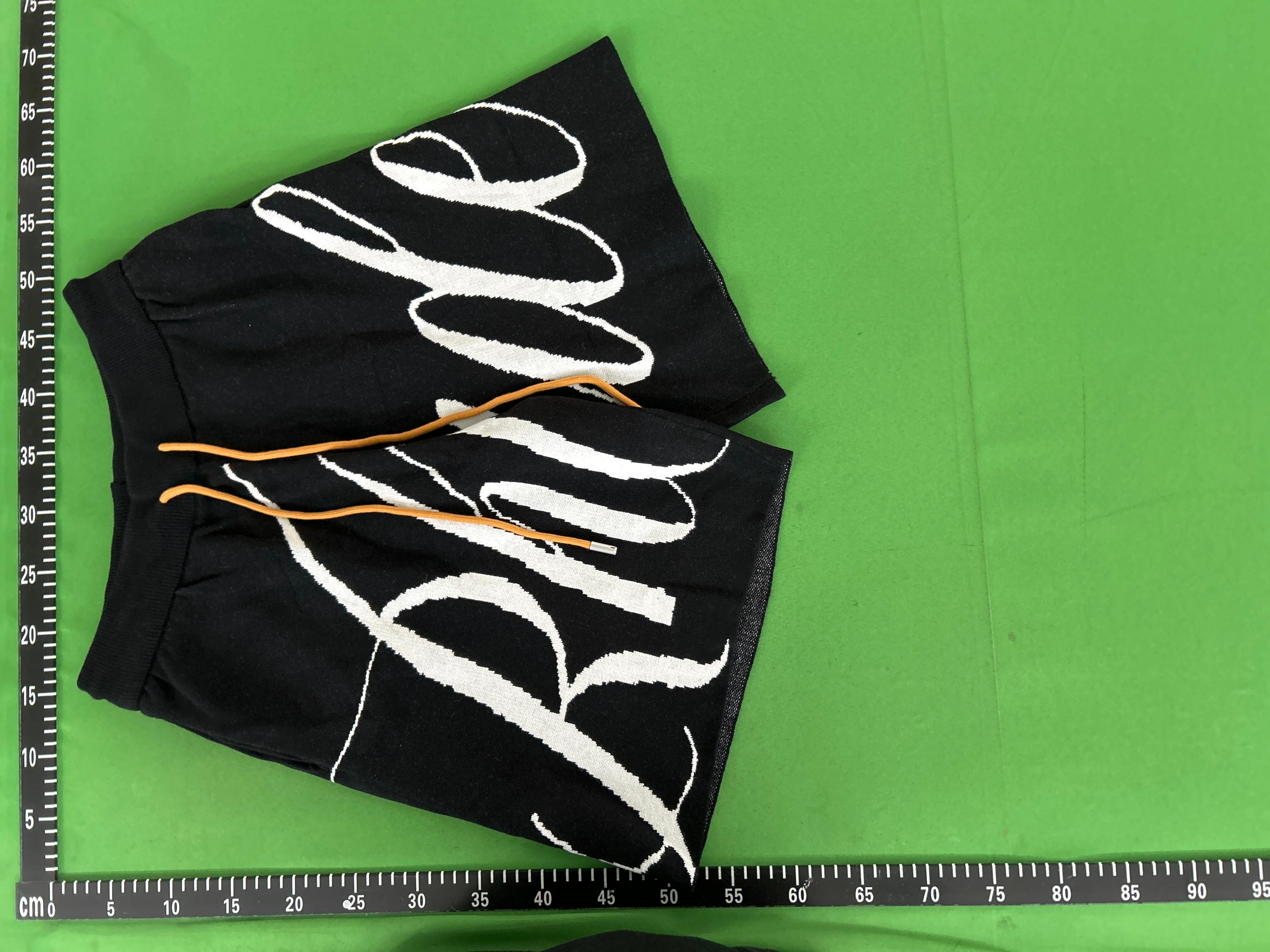 Foto QC 7 de Rhude Sweat Shorts Script Logo Knit Black