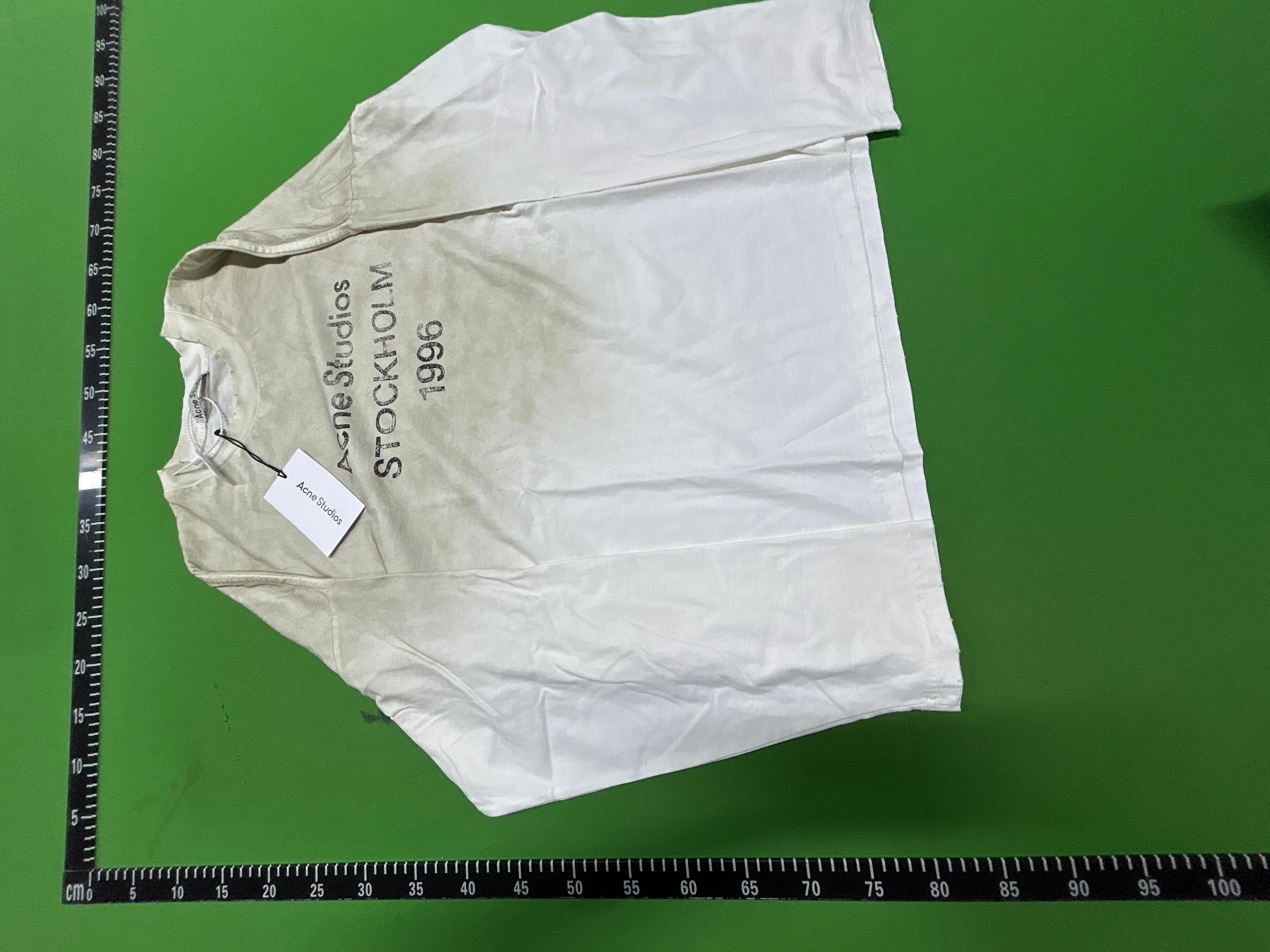 Foto QC 3 de Acne Studios Stockholm 1996 Logo T-shirt Black