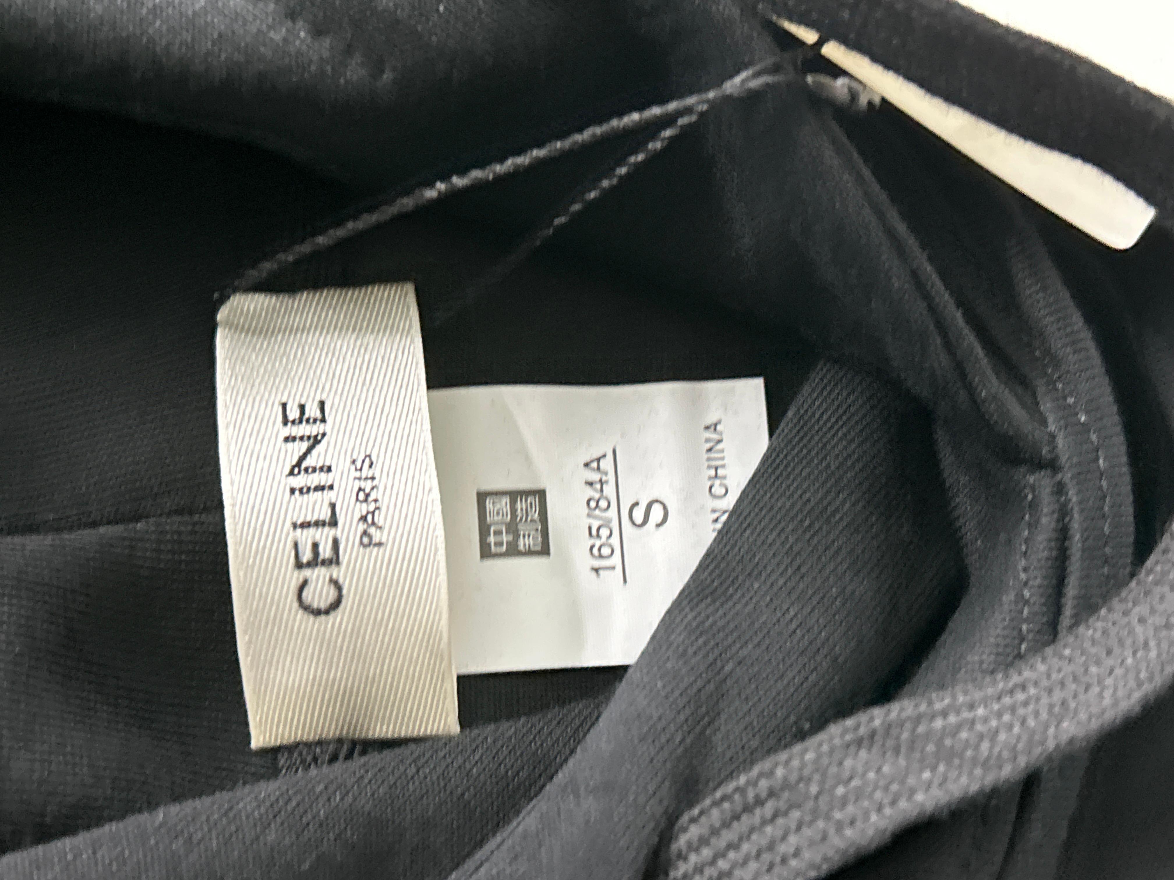Foto QC 2 de Celine Hoodie Logo Print Hood Black