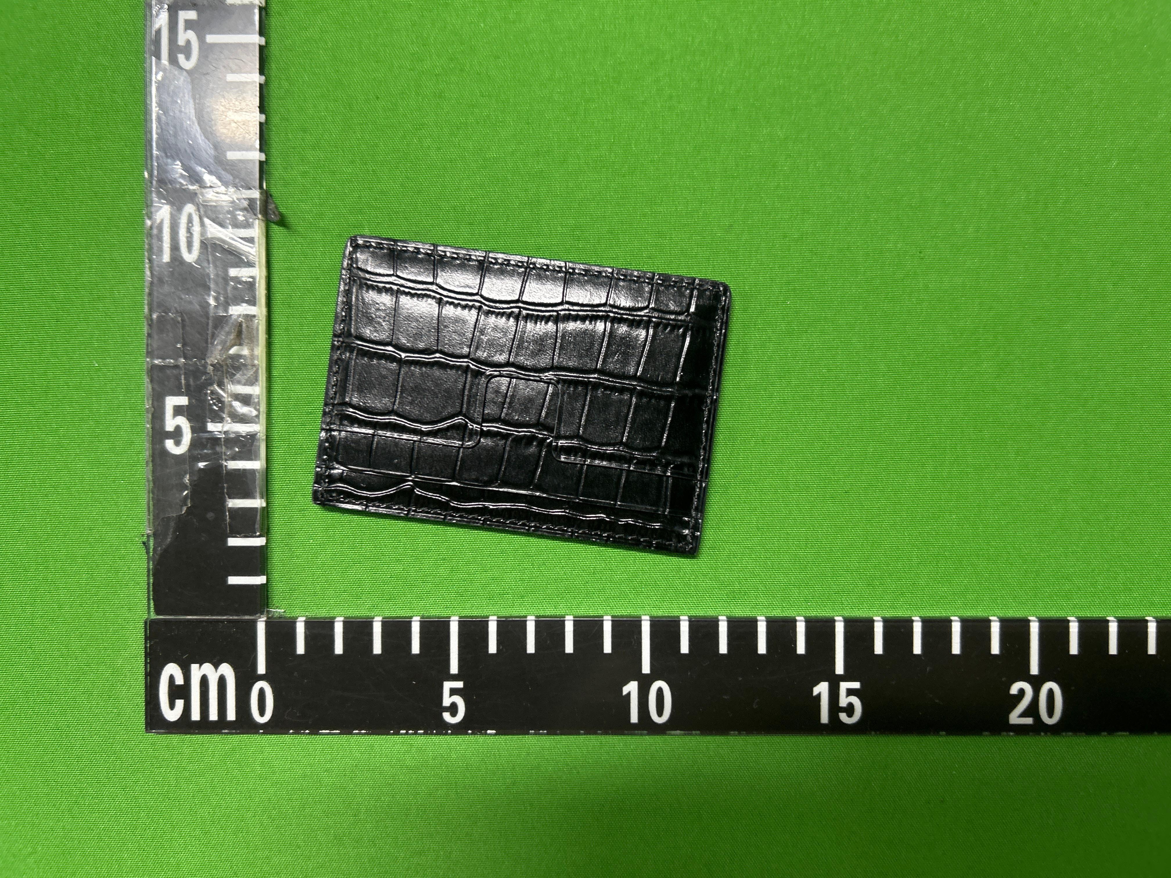 Foto QC 6 de Tom Ford T Line Cardholder Crocodile-Effect Leather Green