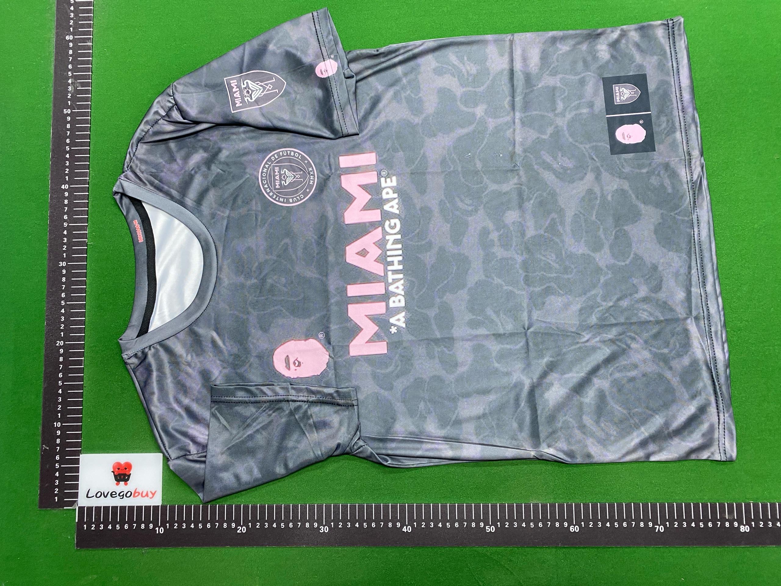 Foto QC 8 de BAPE x Inter Miami CF 2023 Camo Jersey White