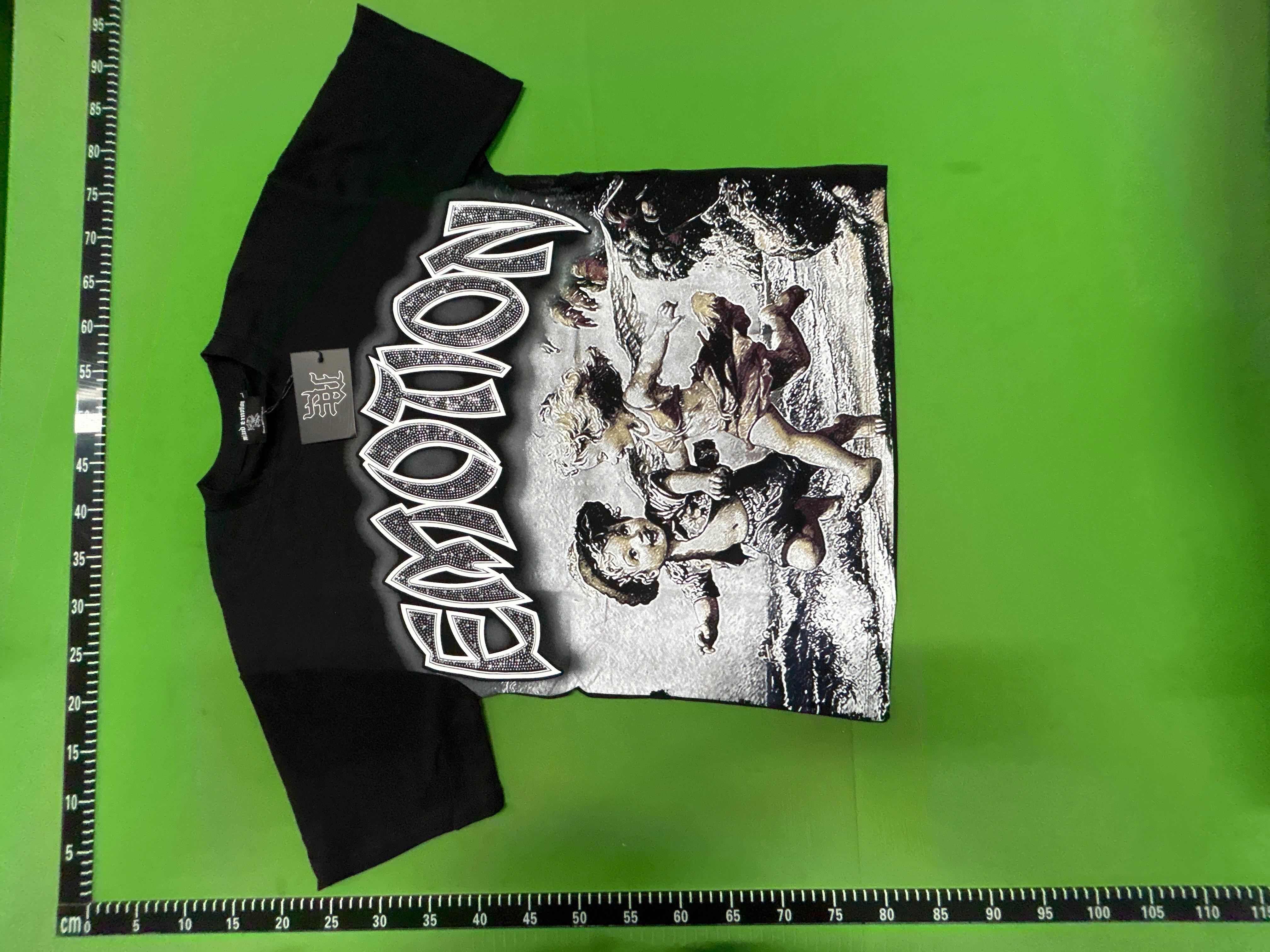Foto QC 2 de MIXED EMOTION T-shirt Rhinestone Emotions Never Die Black