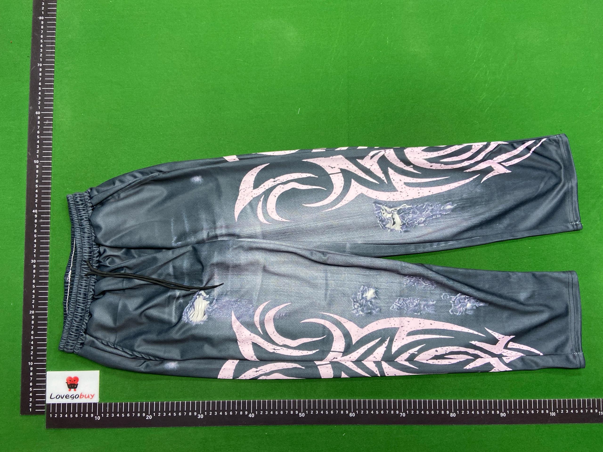 Foto QC 3 de Other Jeans Y2K Tribal Embroidered Baggy Washed Black