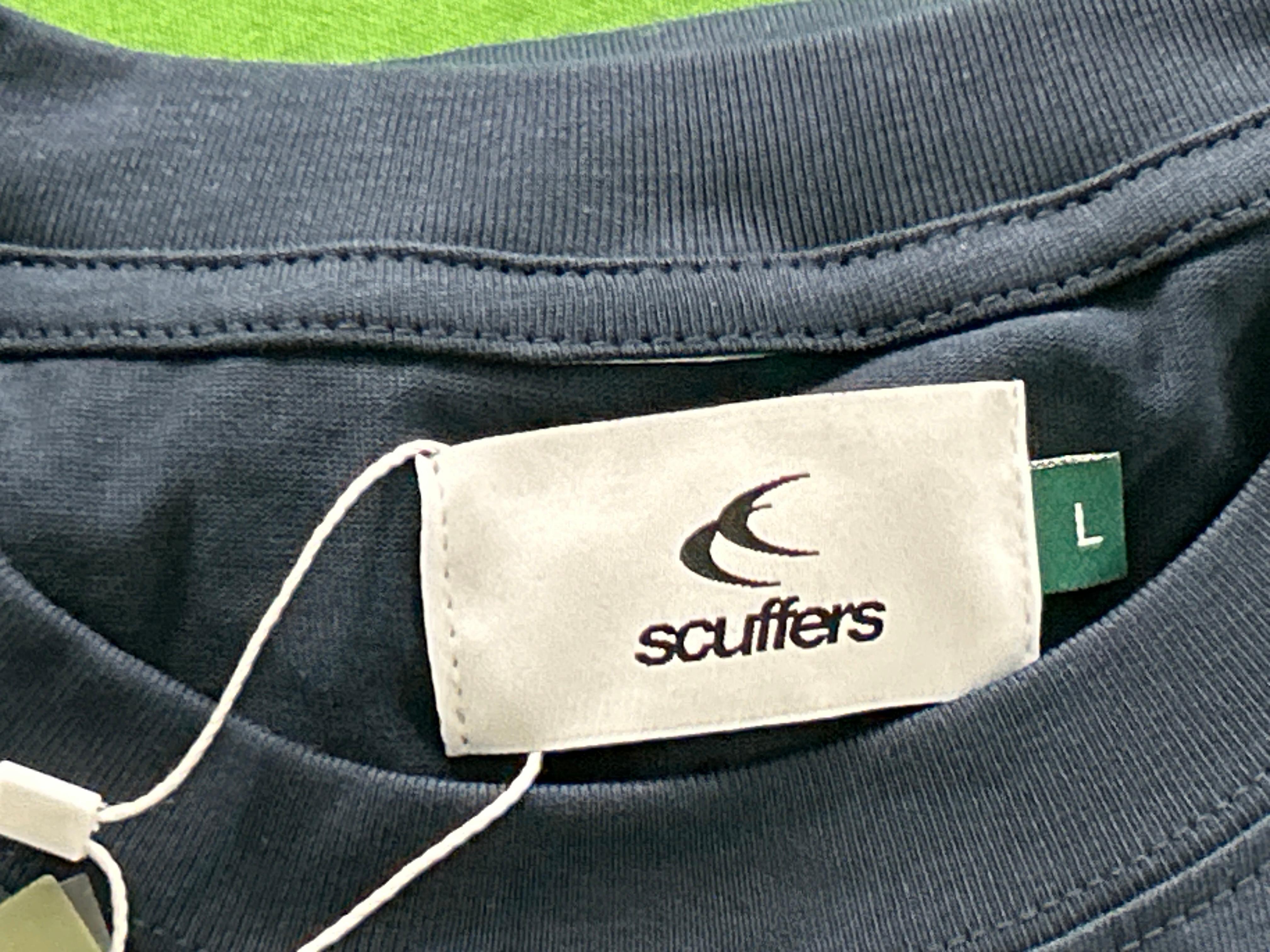 Foto QC 2 de Scuffers T-shirt Purple Sun Logo Boxy Cream