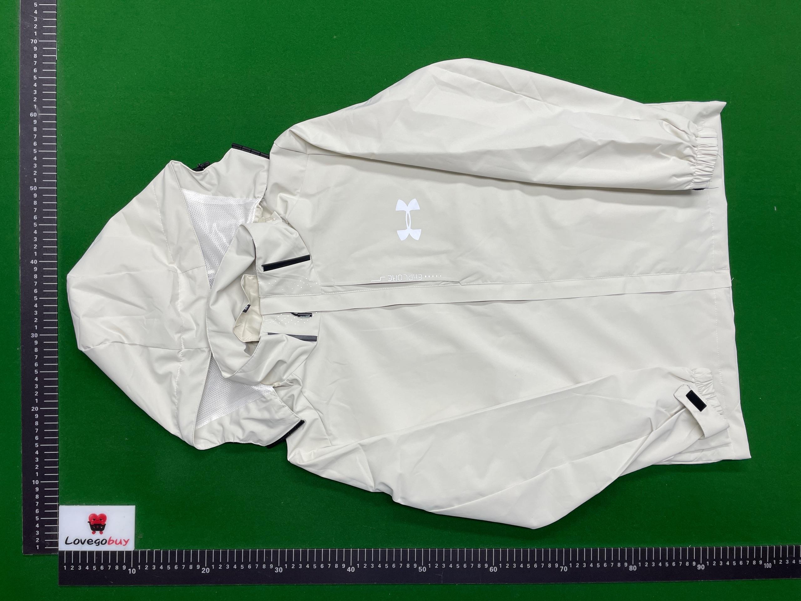 Foto QC 3 de Under Armour Waterproof Windbreaker Jacket Grey