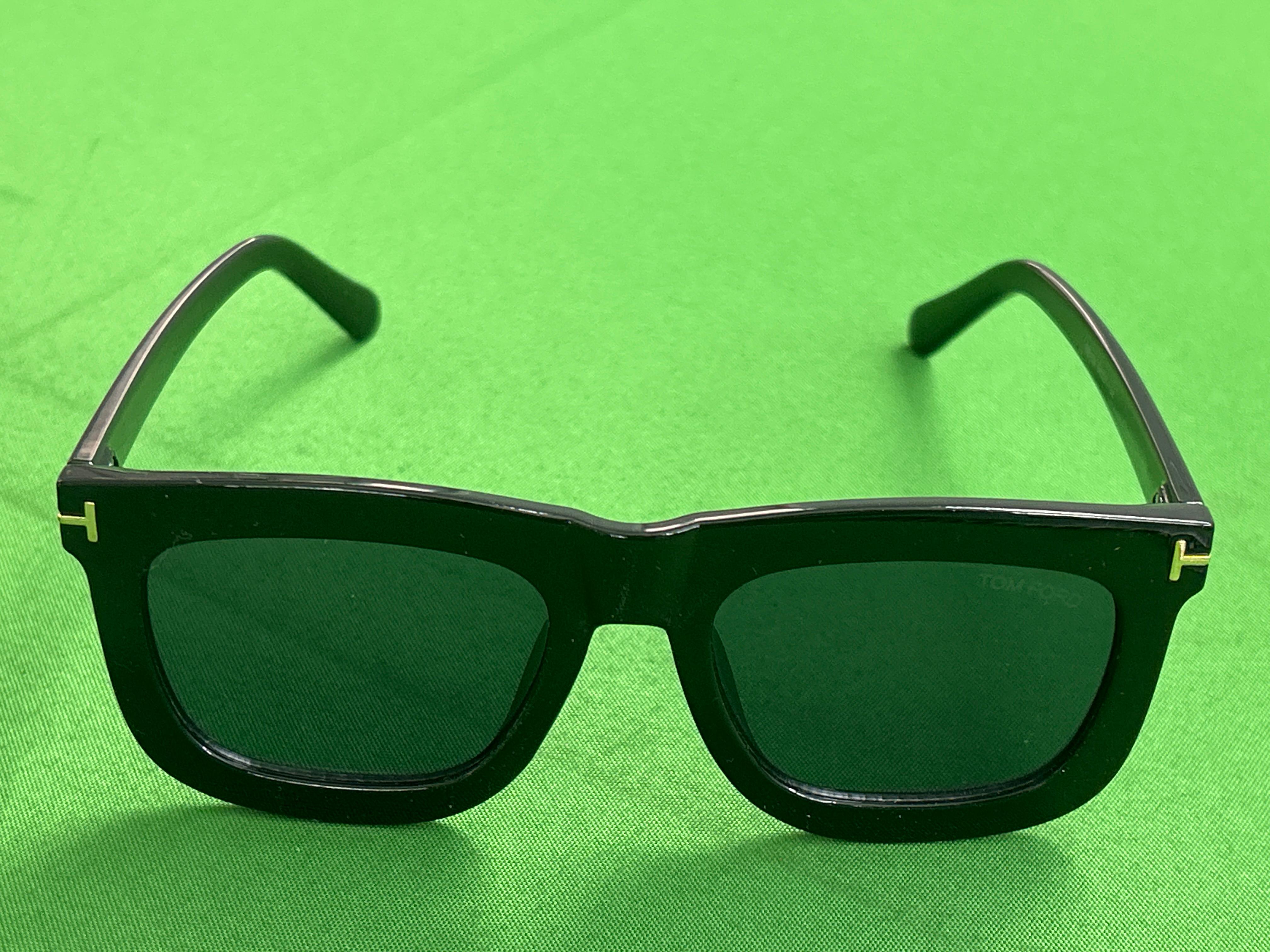 Foto QC 3 de Other Square-Frame Acetate Sunglasses Havana Green (6156)