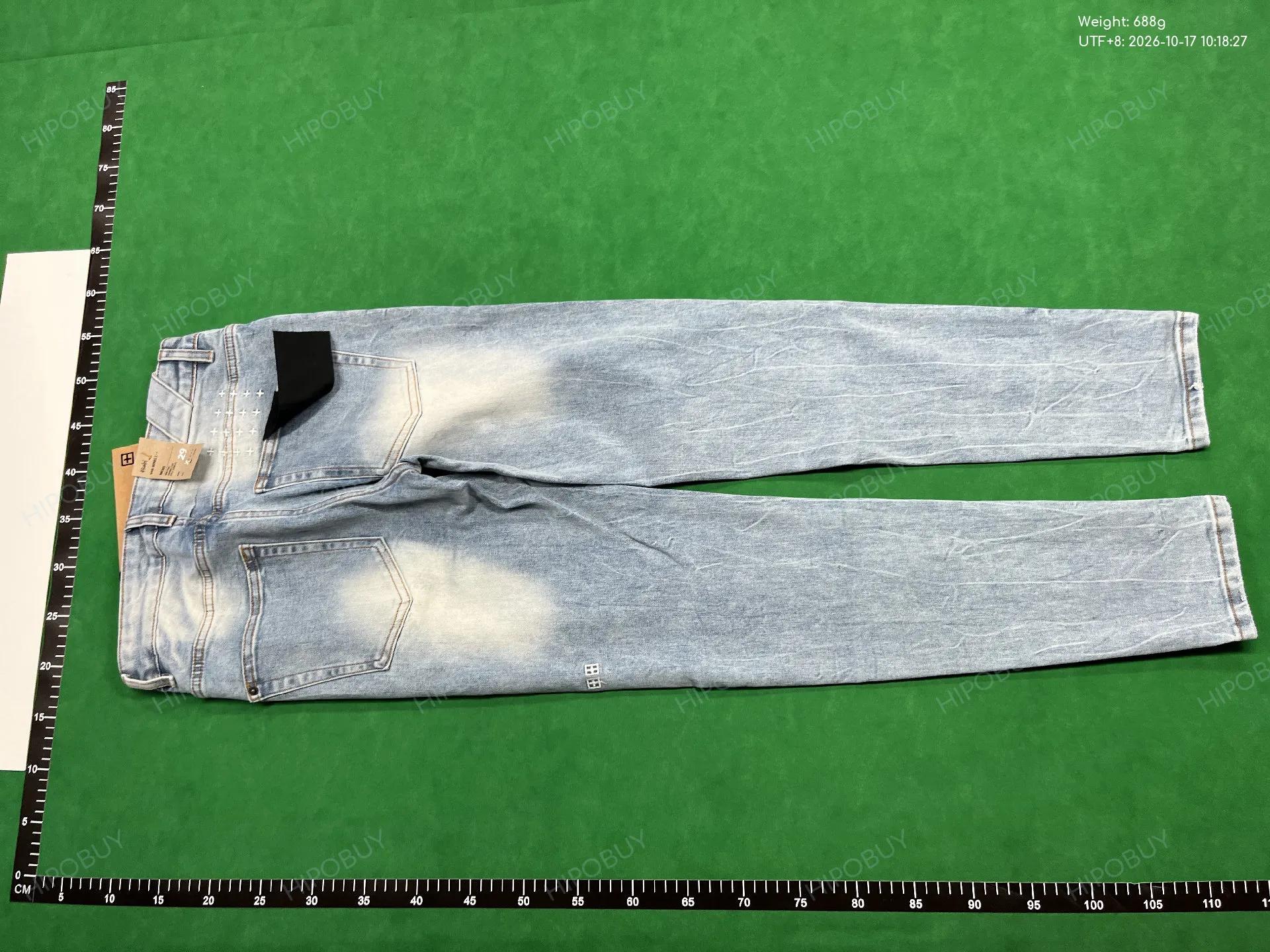 Foto QC 3 de Ksubi Jeans Distressed Straight Light Blue