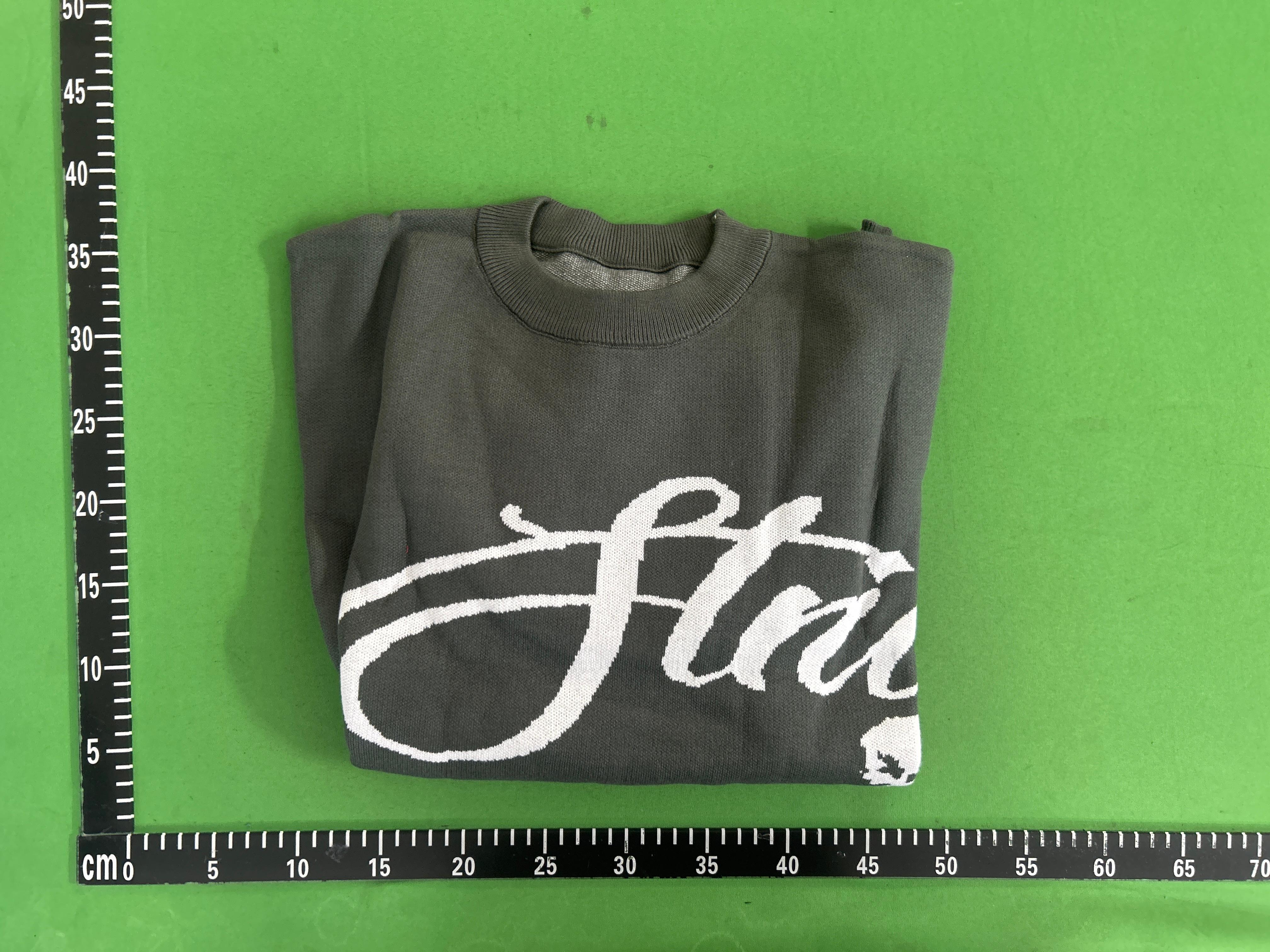 Foto QC 1 de Stussy Graphic Crewneck Sweater Black