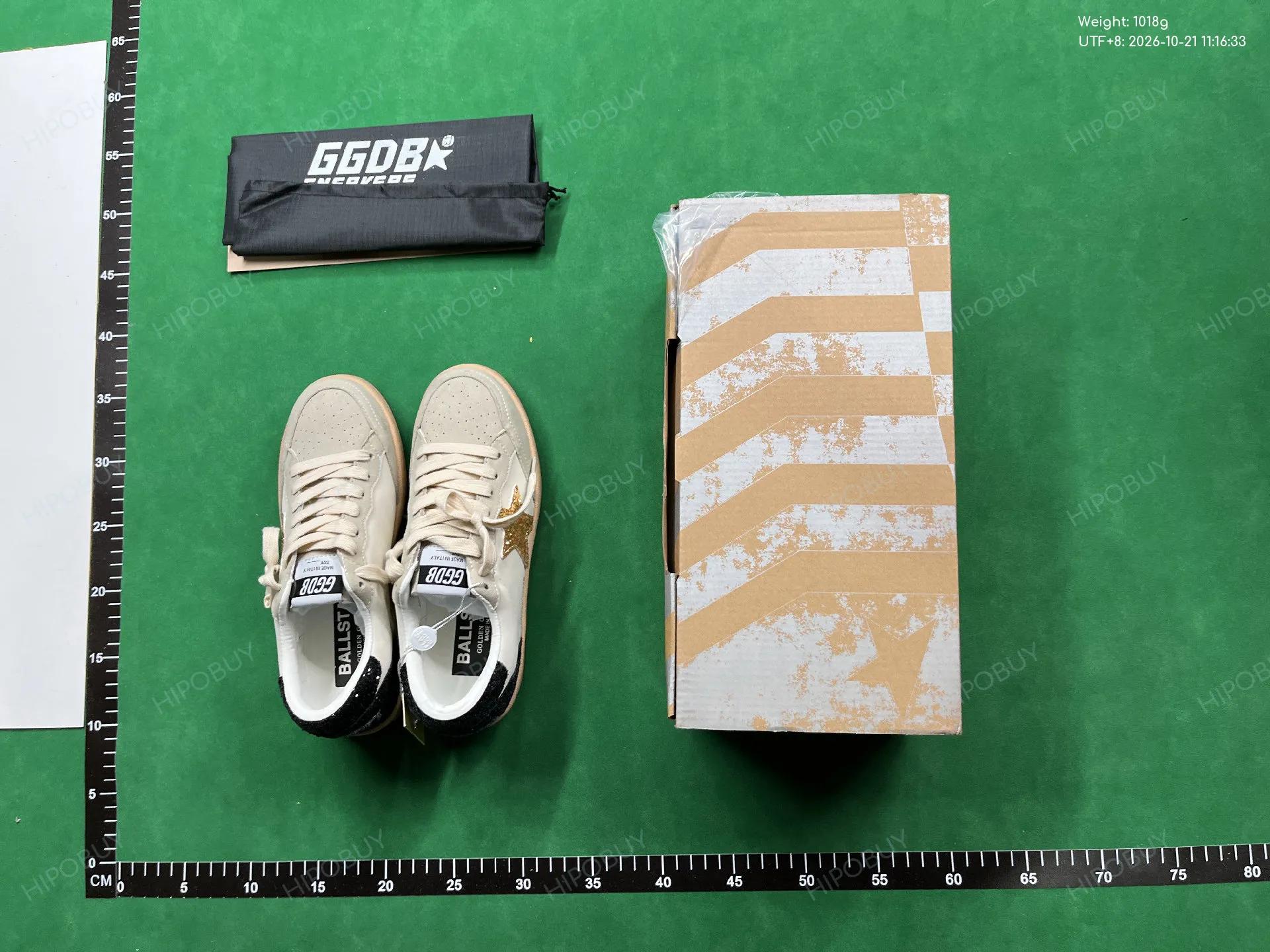 Foto QC 7 de Golden Goose Ball Star Low Black White Star
