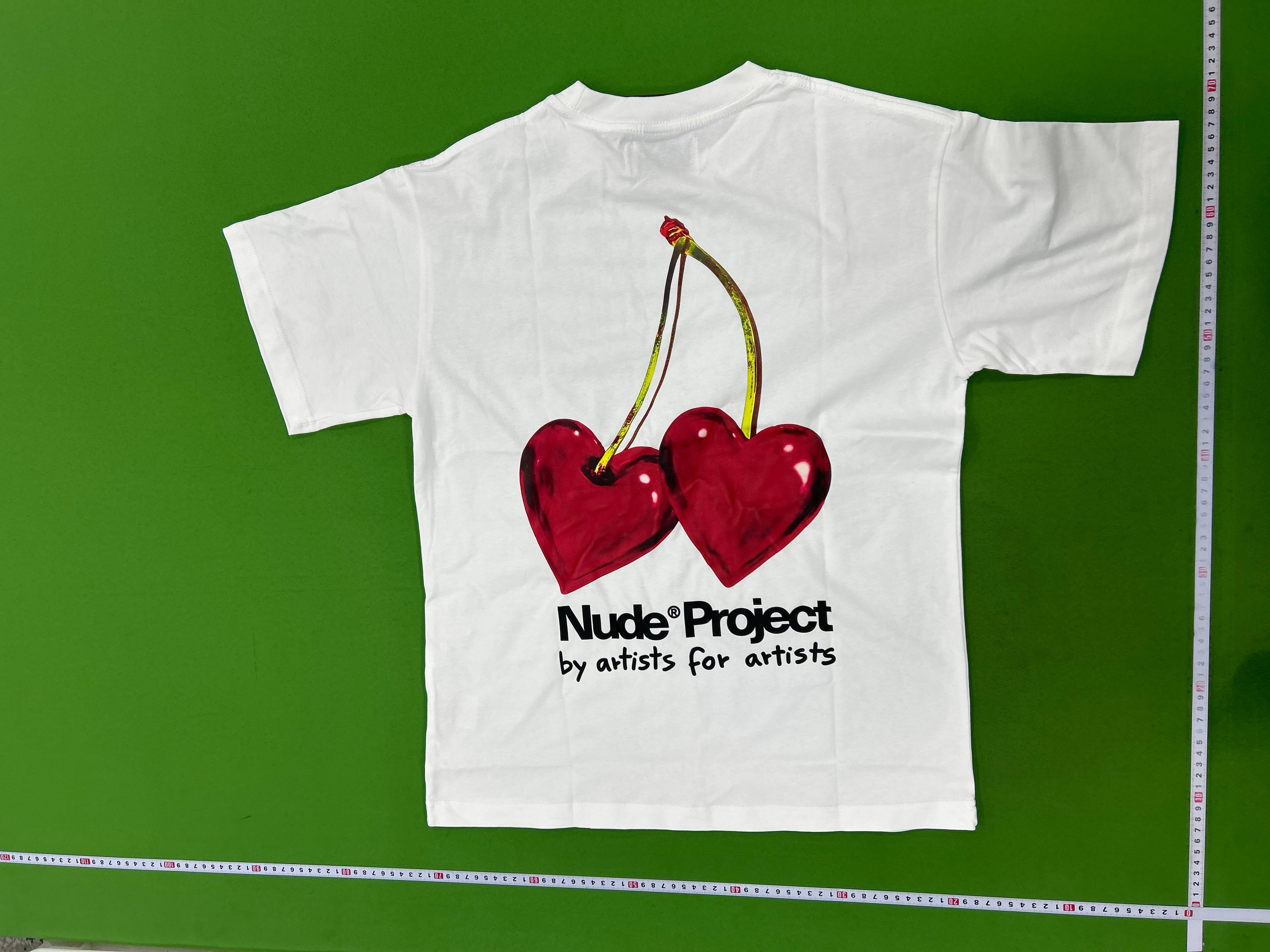 Foto QC 4 de Nude Project T-shirt Heart Cherry Graphic Black