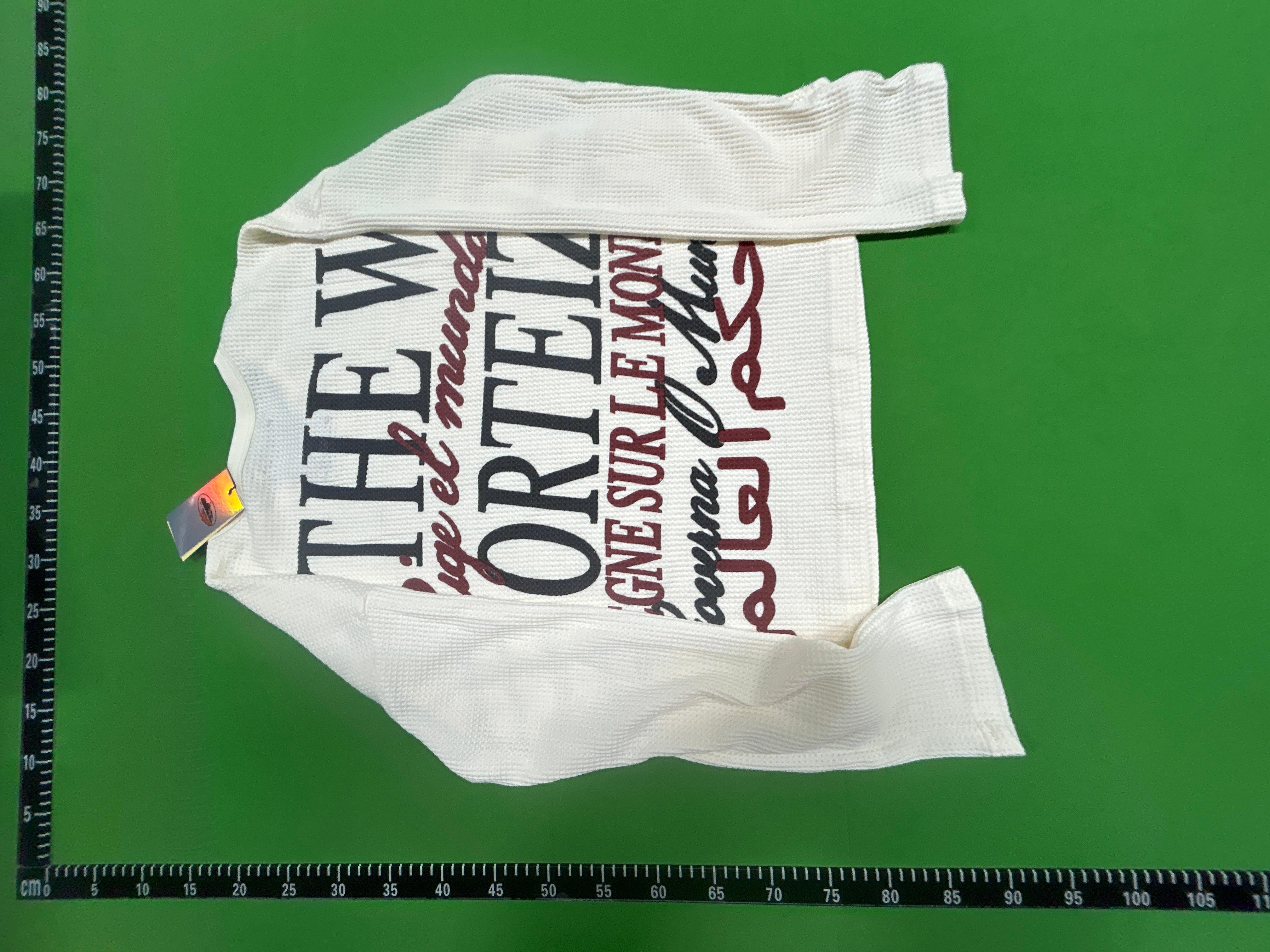Foto QC 4 de Corteiz Alcatraz T-shirt Raglan Script White Olive