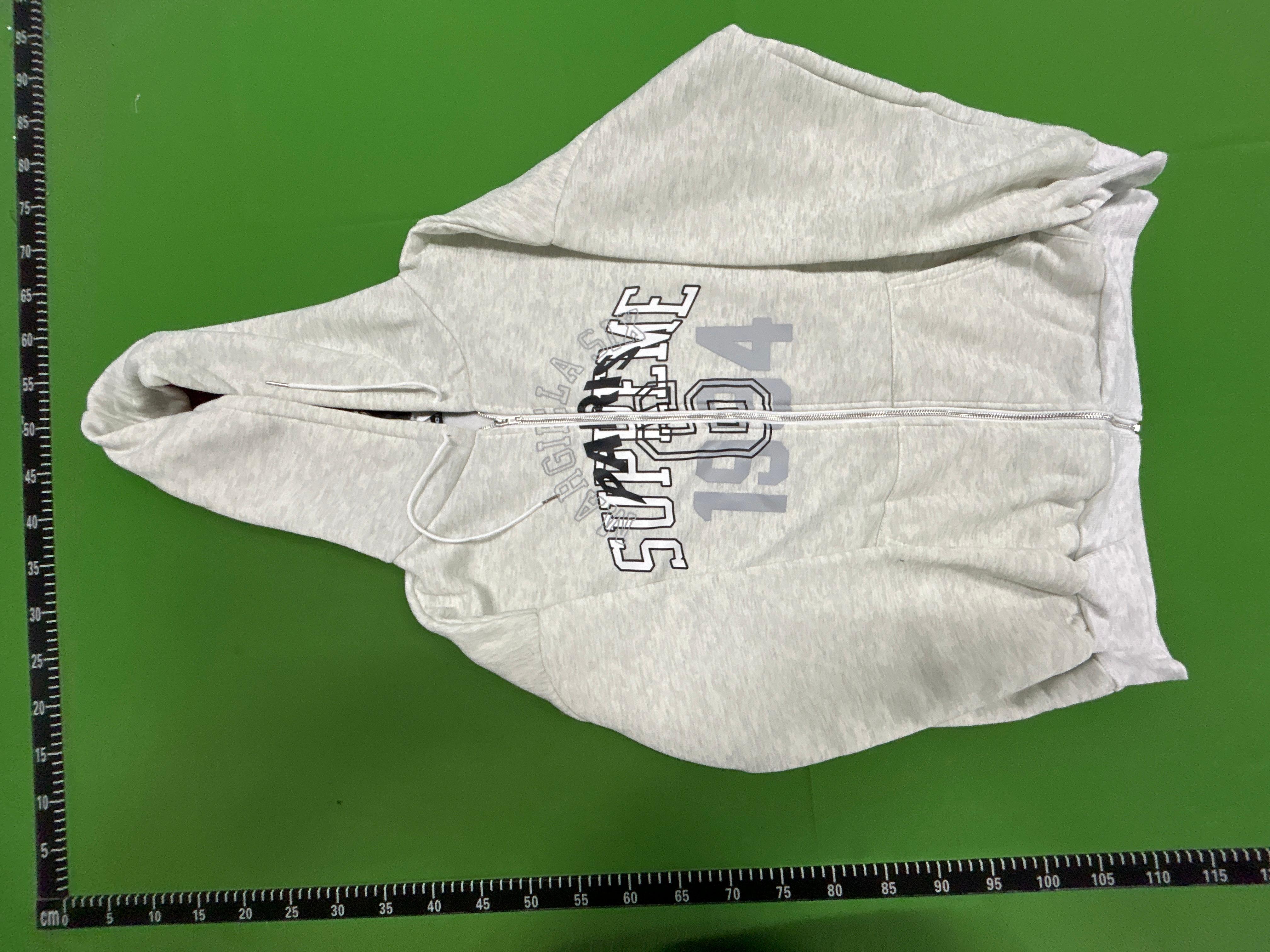 Foto QC 3 de Supreme MM6 Maison Margiela Hoodie Zip Up 1994 Heather Grey