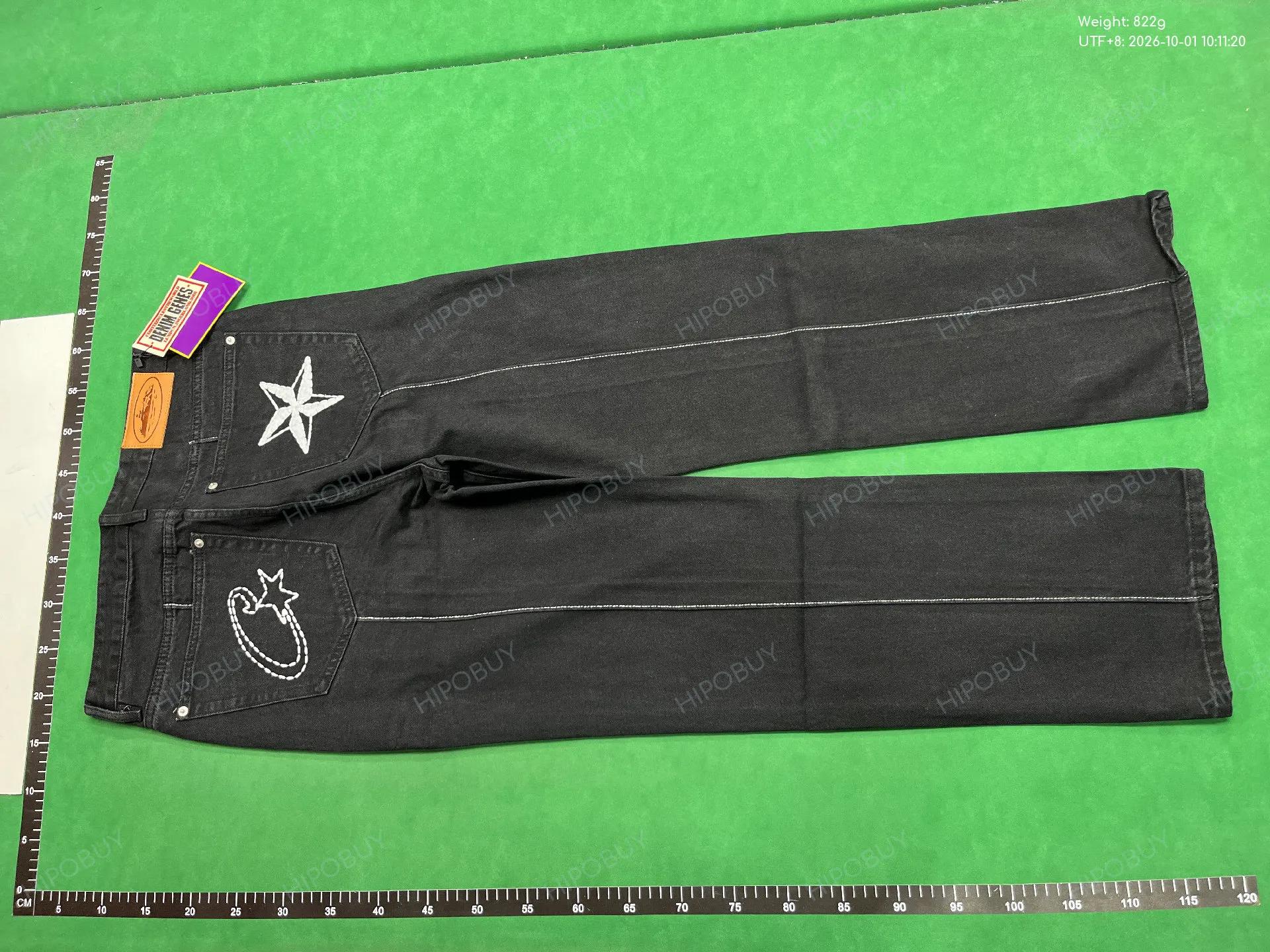Foto QC 3 de Corteiz C-Star Stitch-Down Denim Jacket Black