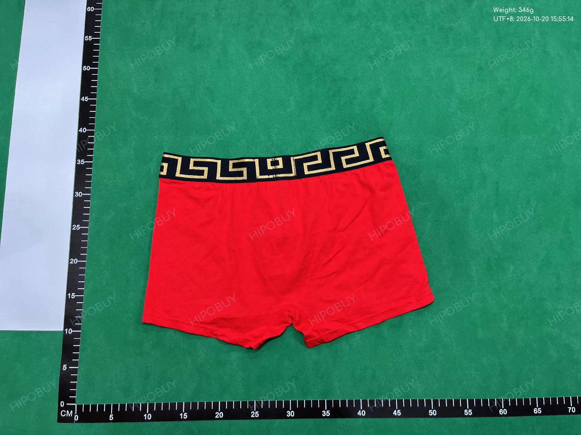 Foto QC 7 de Versace Underwear Cotton Boxer Briefs Red
