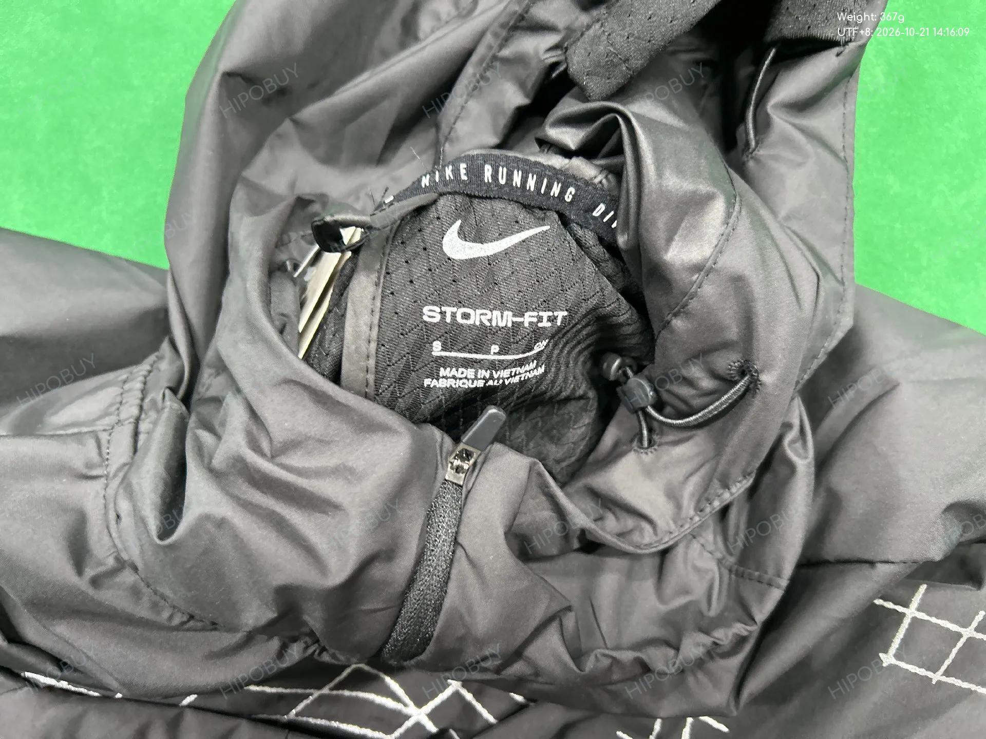 Foto QC 8 de Nike Wild Run Tokyo Dragon Windrunner Jacket Black White Green