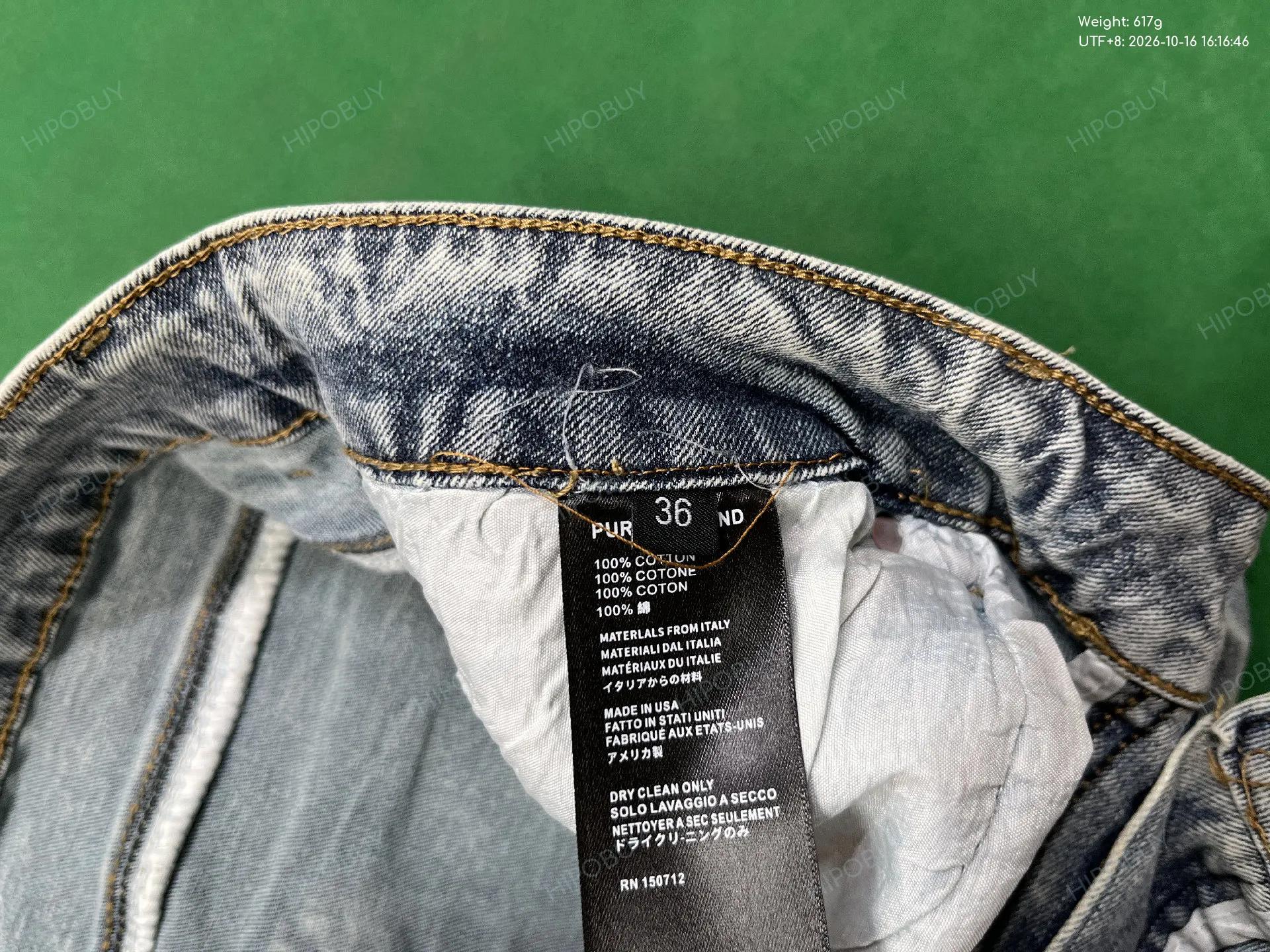 Foto QC 1 de Purple Brand P001 Jeans Distressed Blue