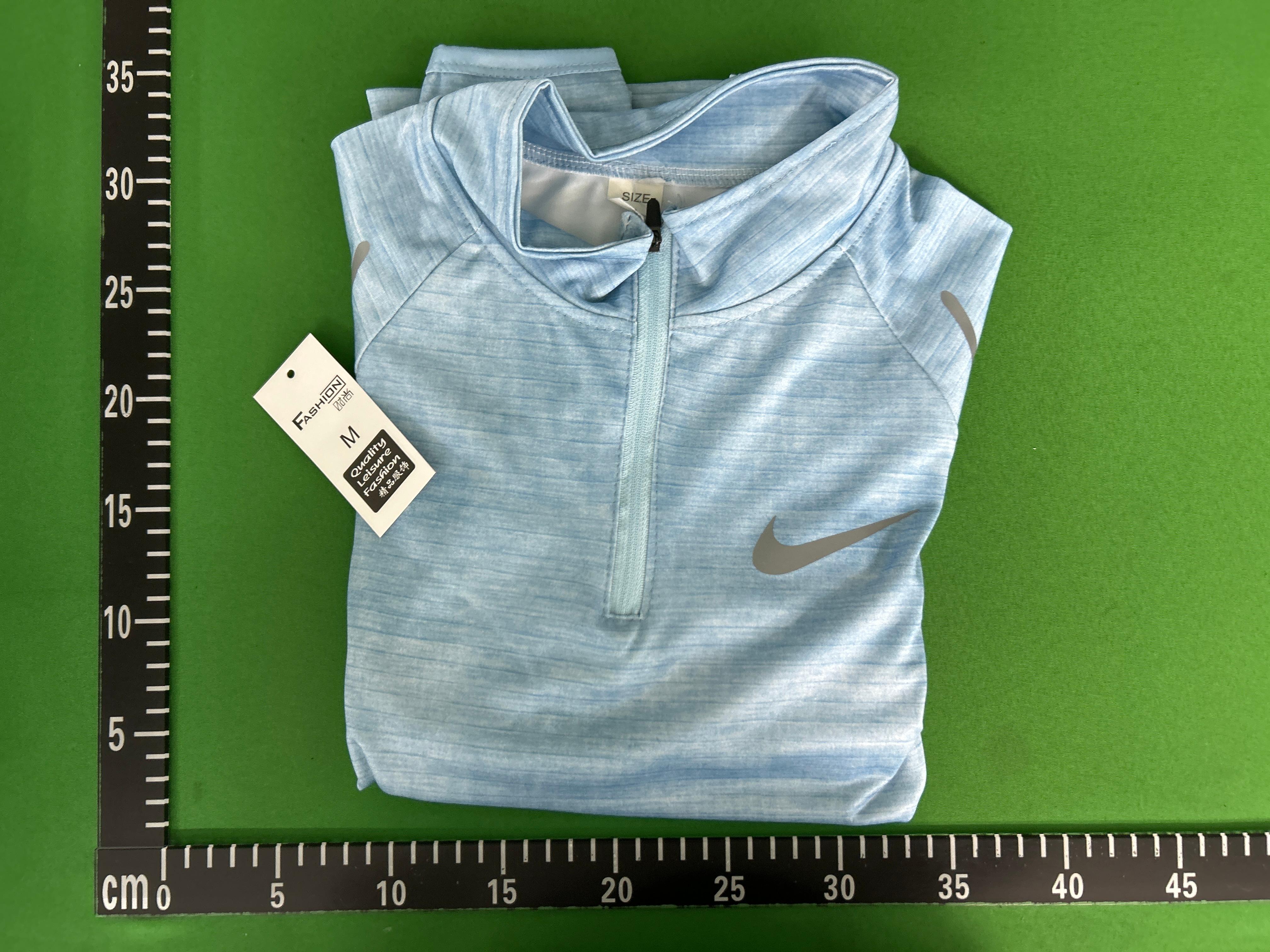 Foto QC 1 de Nike Dri-FIT T-shirt Quarter-Zip Long-Sleeve Light Grey