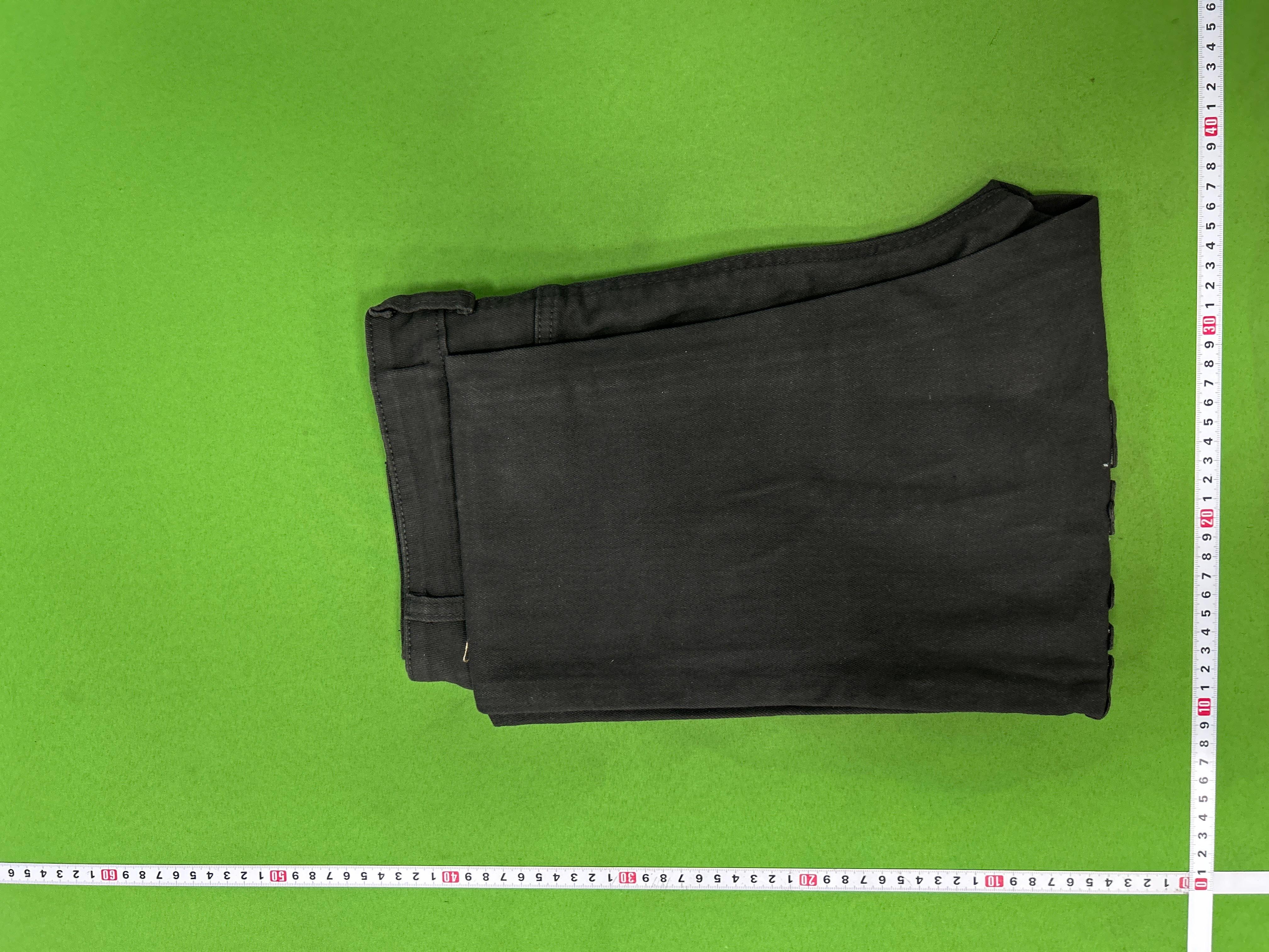 Foto QC 1 de Amiri Jeans Leather Stitch Logo Aged Black