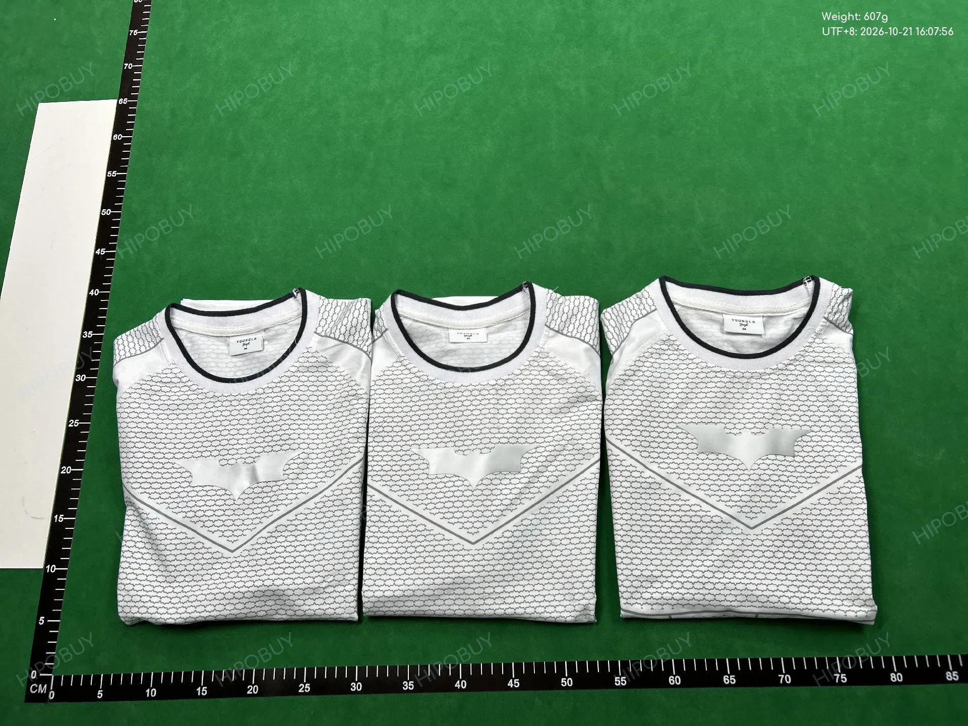 Foto QC 8 de YoungLA Batman Compression T-shirt White