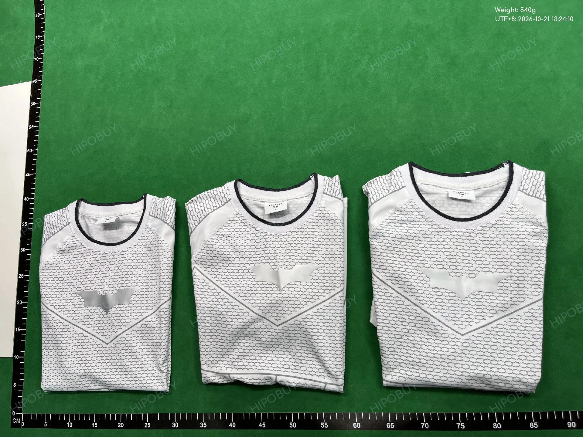 Foto QC 4 de YoungLA Batman Compression T-shirt White