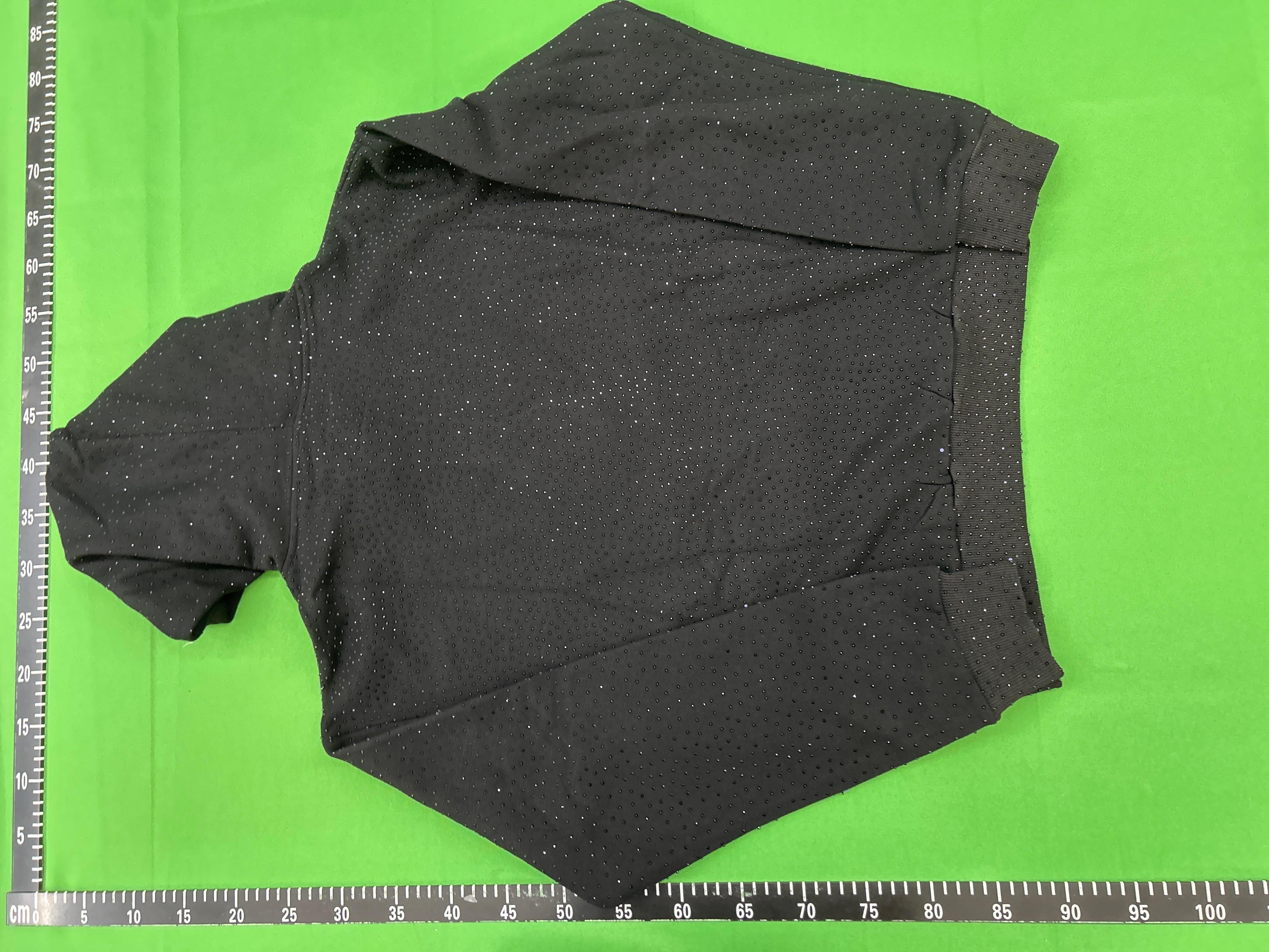 Foto QC 3 de Sp5der VVS Rhinestone Hoodie Black
