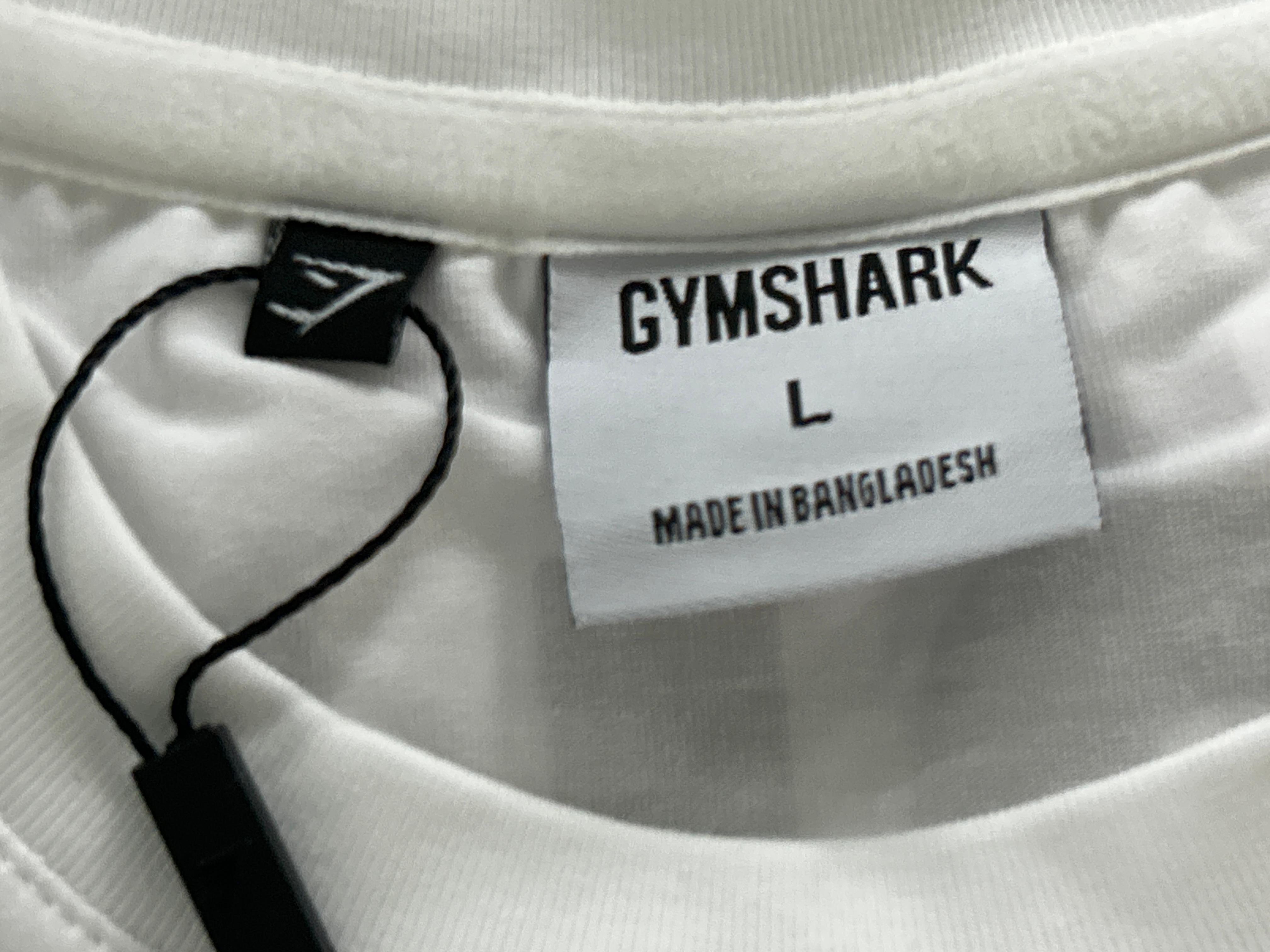 Foto QC 6 de Gymshark Power T-shirt Arched Back Logo Black