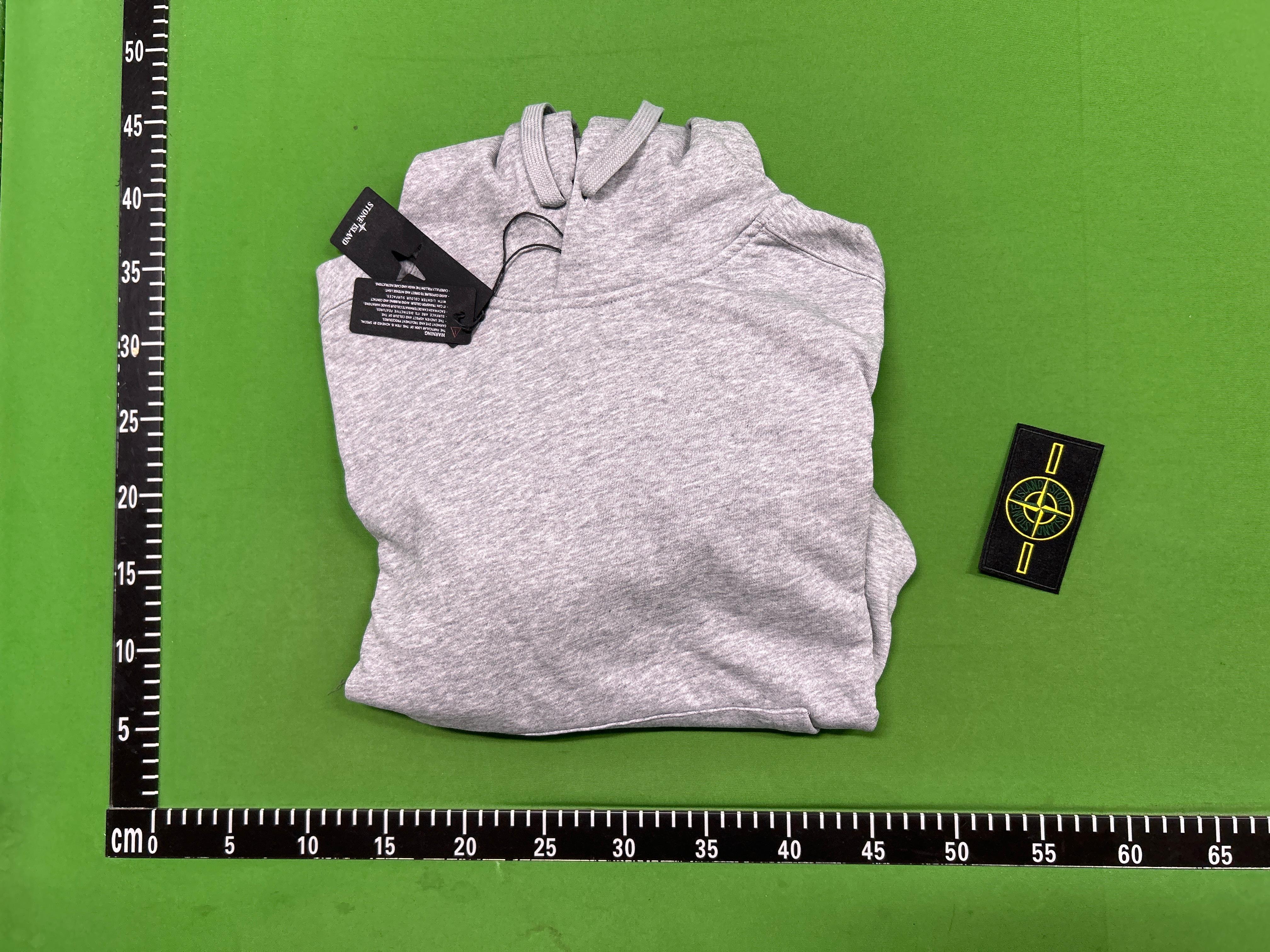 Foto QC 1 de Stone Island Hooded Zip-Up Jacket Cotton Fleece Olive Green