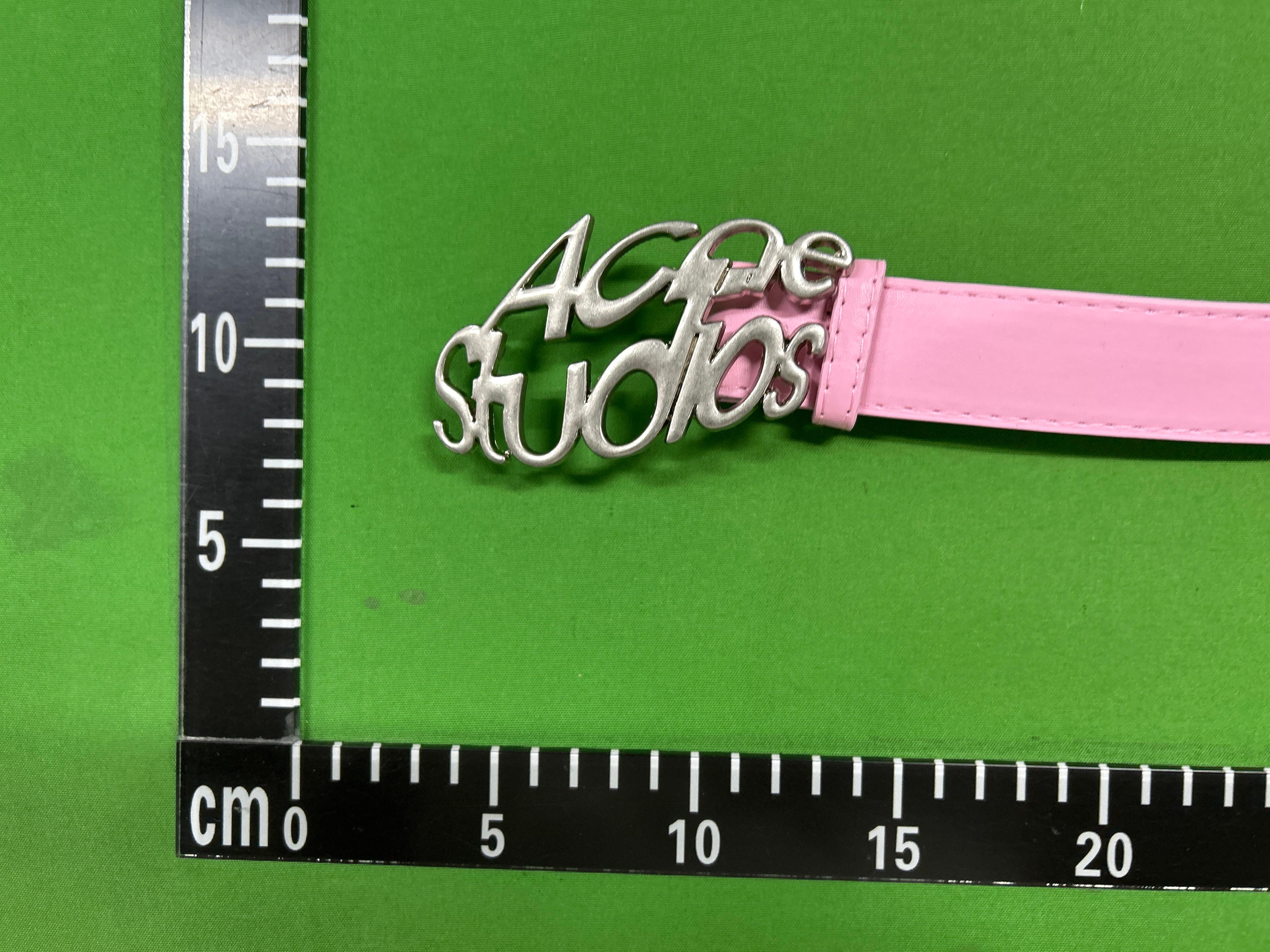 Foto QC 4 de Acne Studios Logo Buckle Belt Black