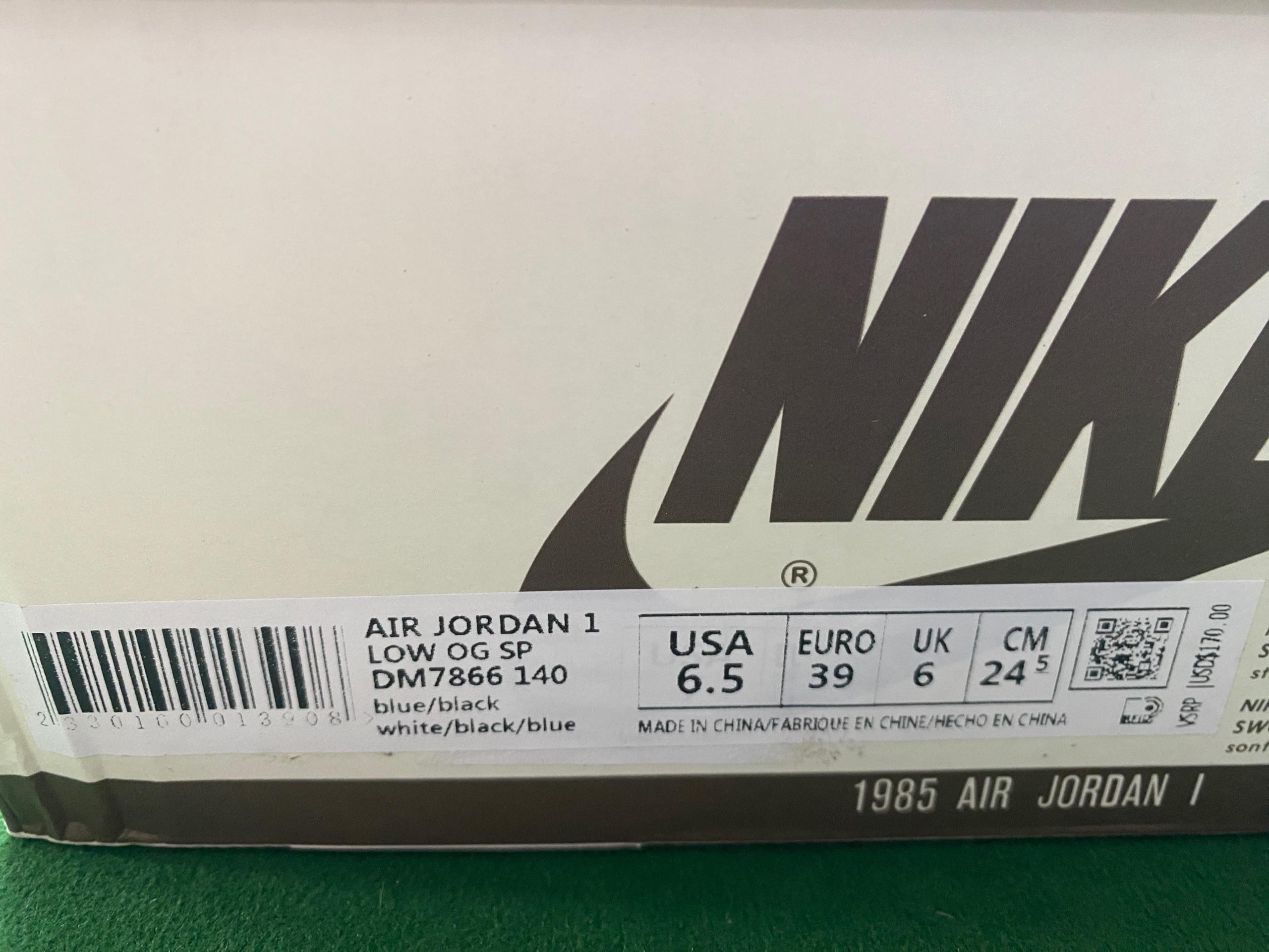 Foto QC 2 de Jordan 1 Retro Low OG SP Travis Scott Black Phantom DM7866-001