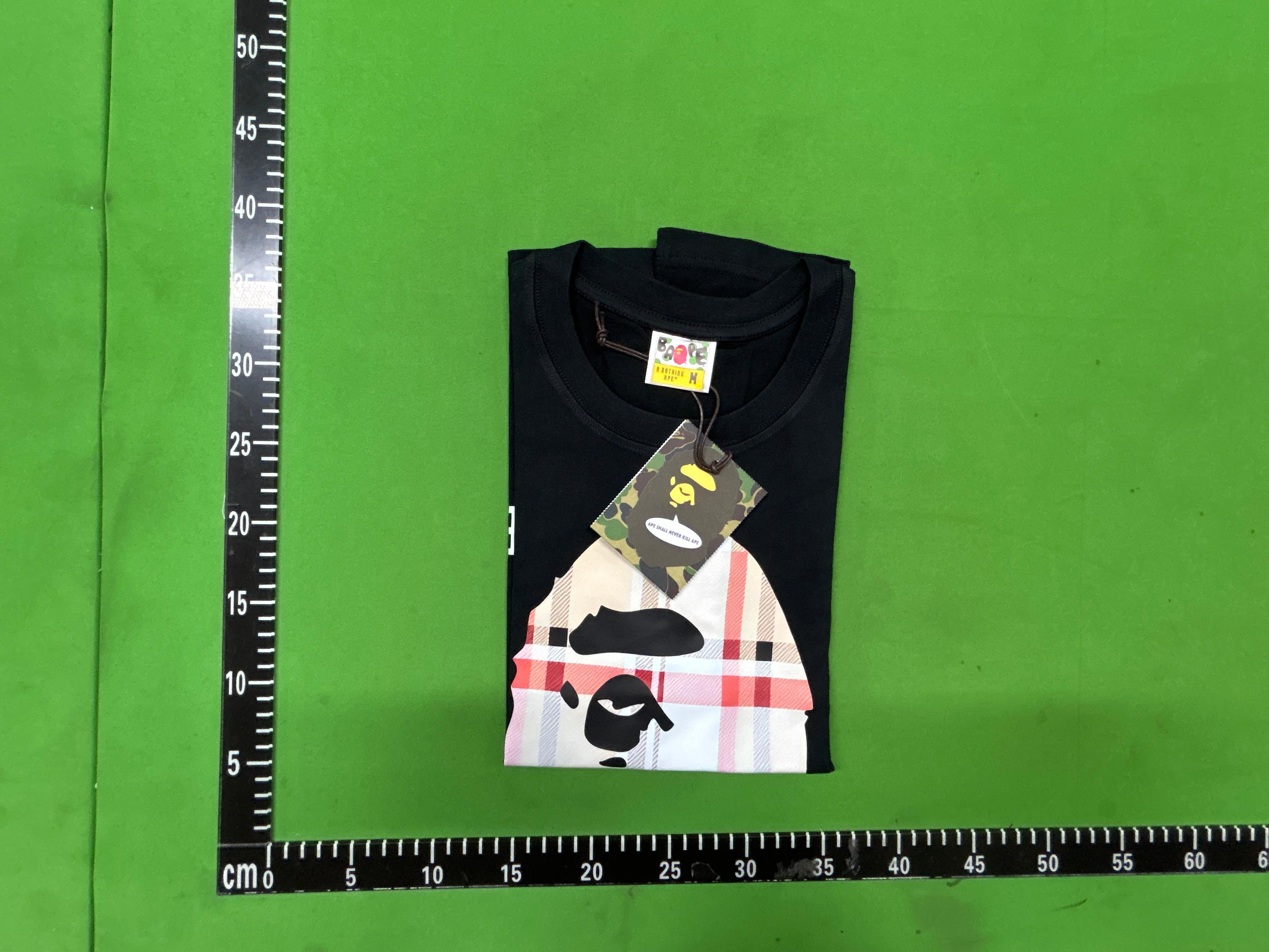 Foto QC 2 de Bape T-shirt Ape Head Black