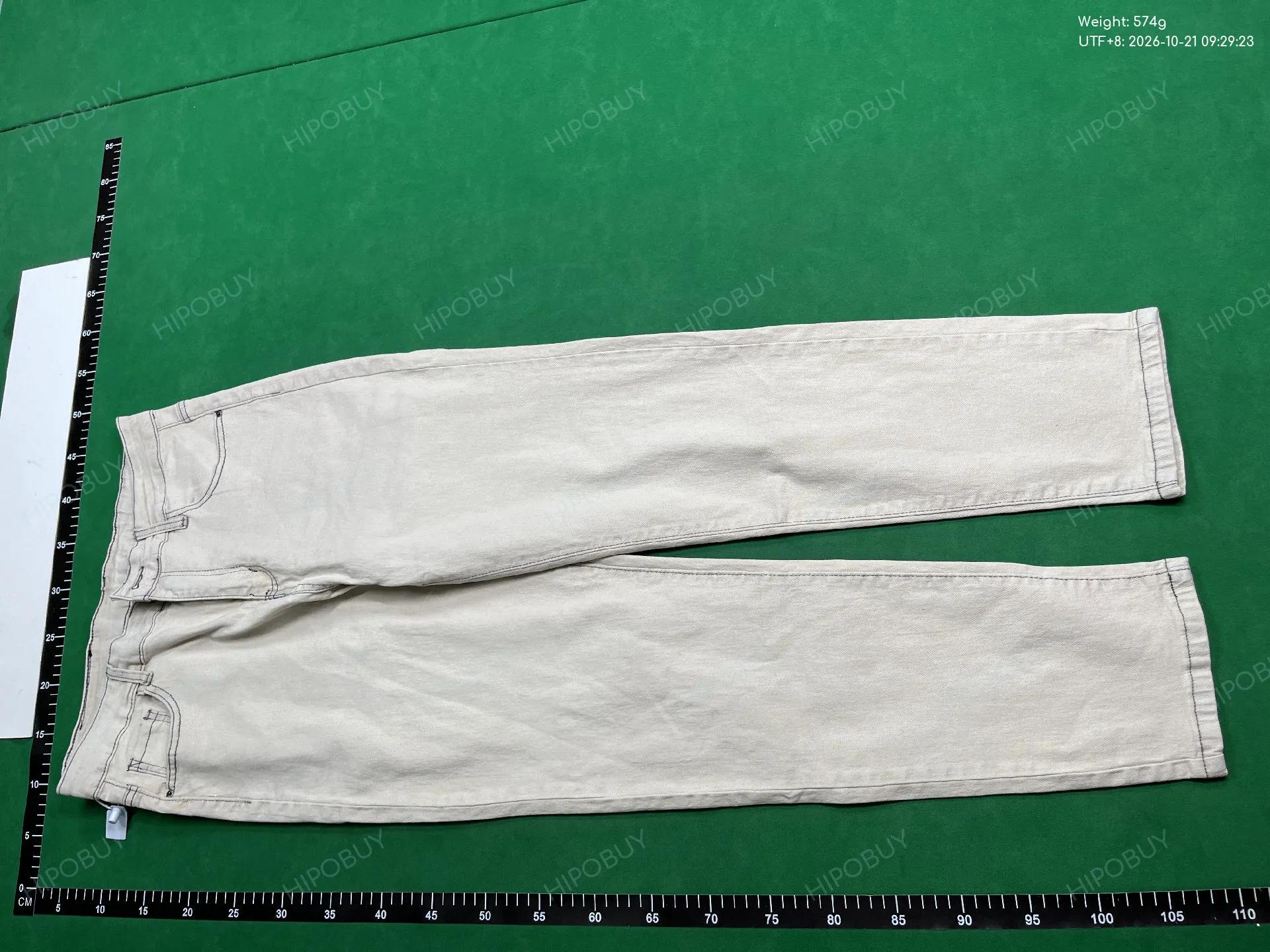 Foto QC 6 de Saint Laurent Jeans Straight Logo Light Blue