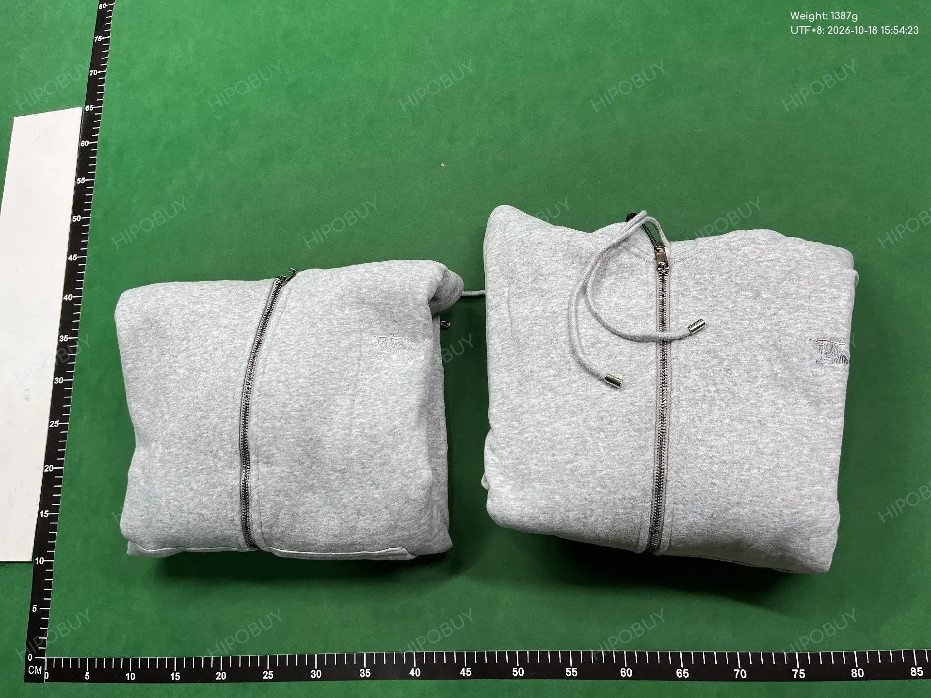 Foto QC 8 de Burberry Hooded Jacket Check Lined Black