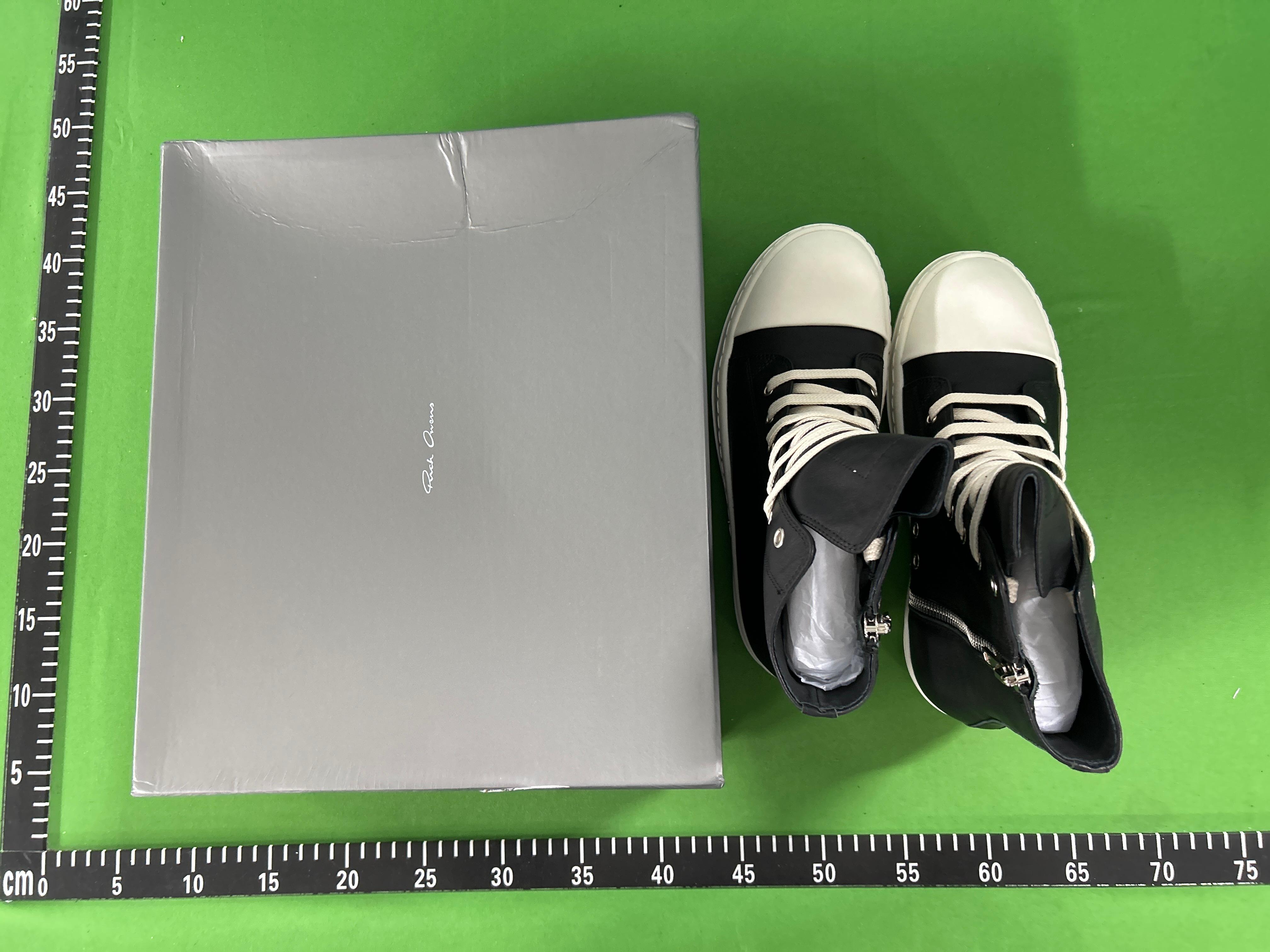 Foto QC 2 de Rick Owens DRKSHDW Megalace Sneaks High Black Milk
