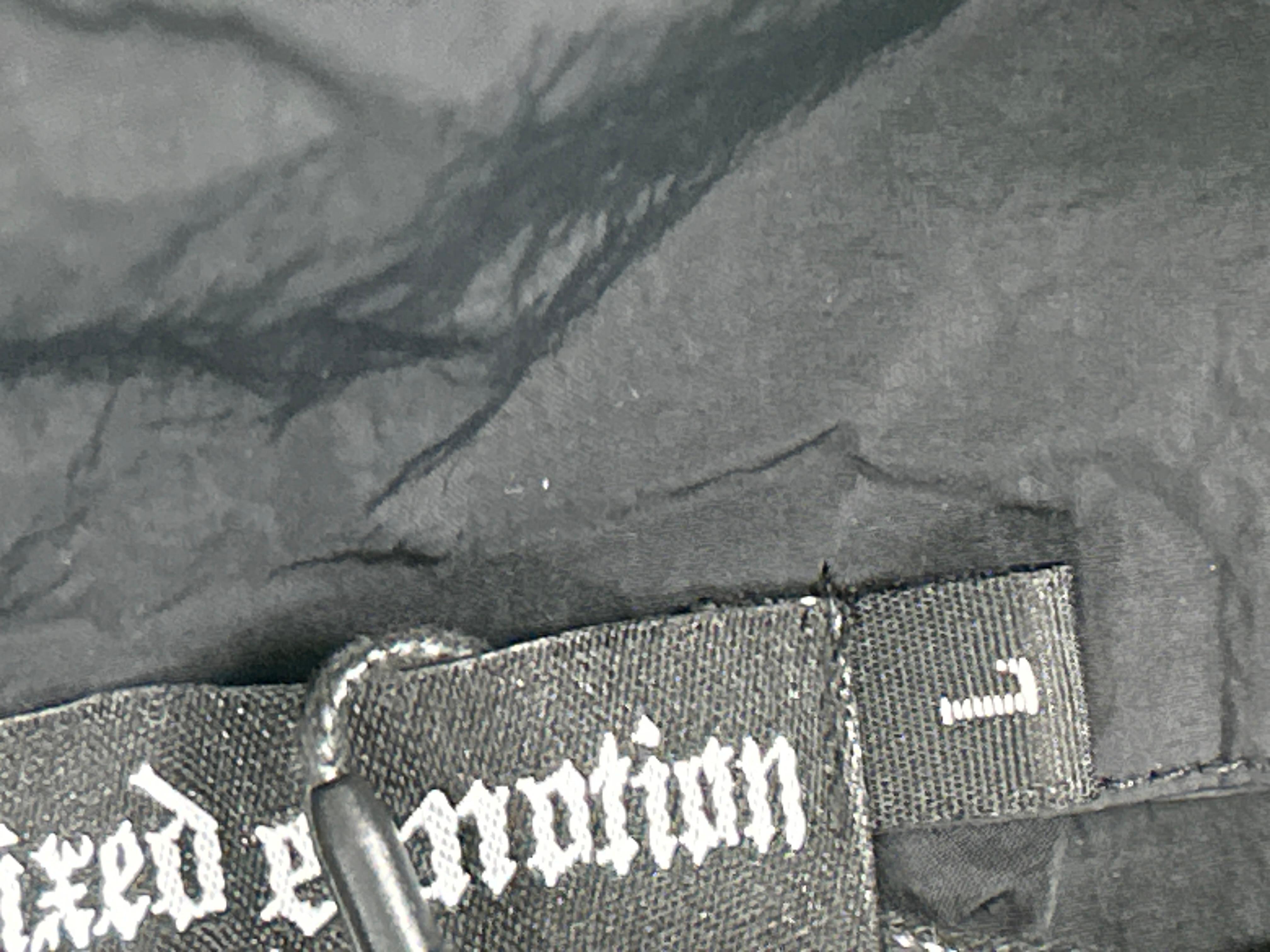 Foto QC 2 de Mixed Emotion Jacket Rhinestone Gothic Logo Black