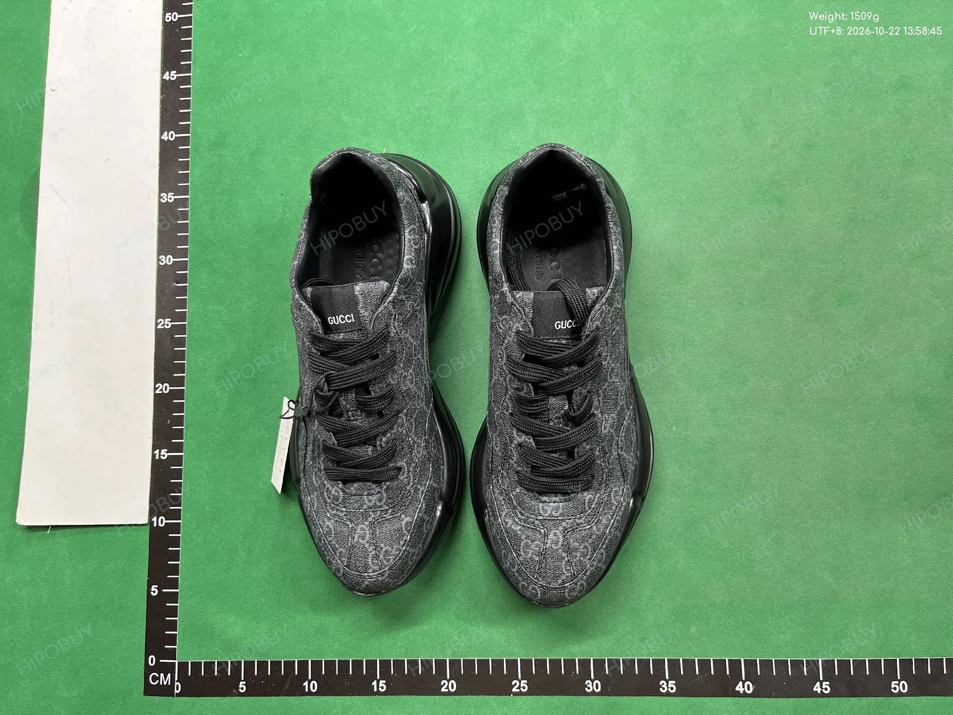 Foto QC 6 de Gucci Rhyton Low GG Supreme Black Grey