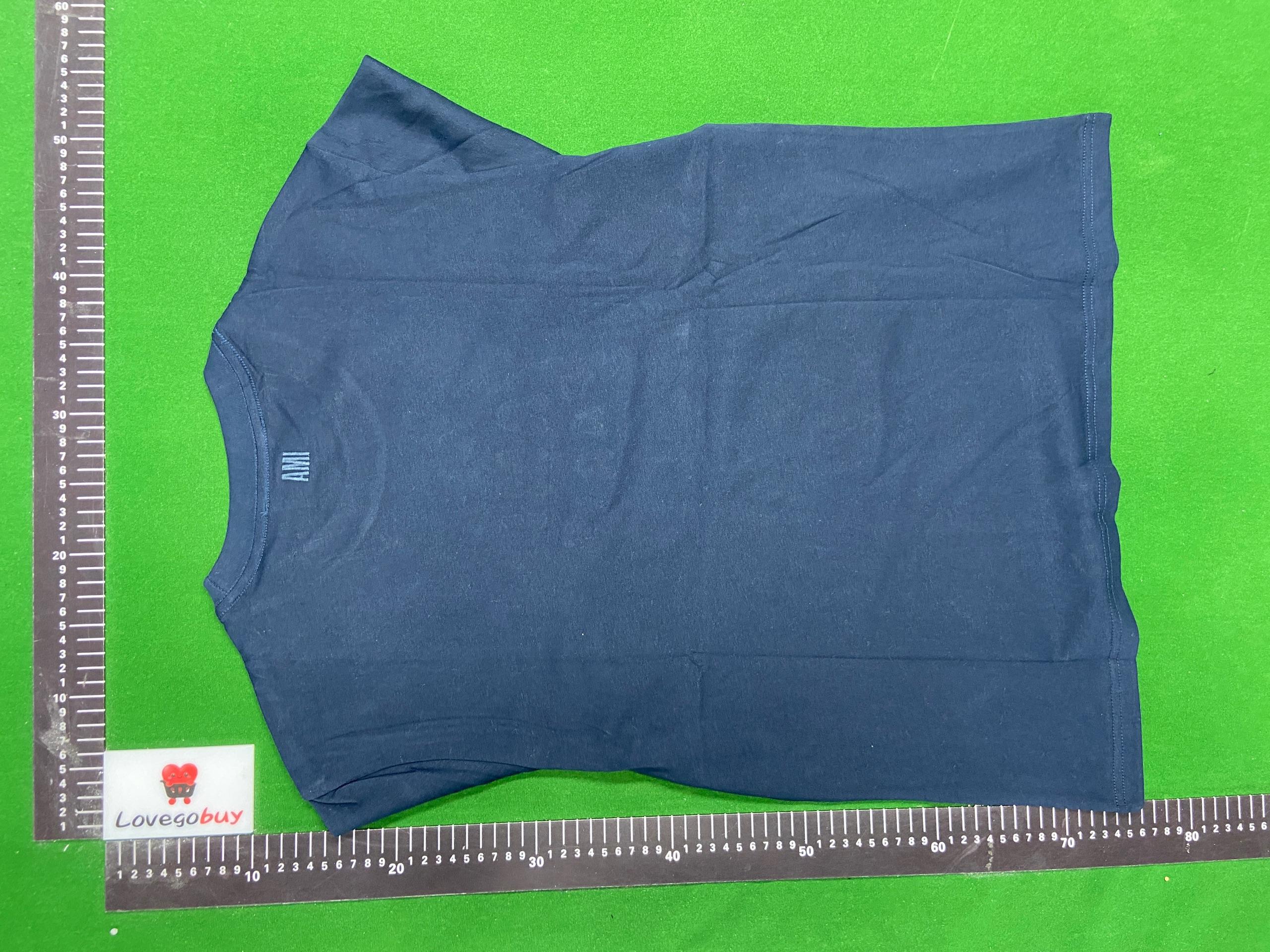 Foto QC 6 de Ami Paris T-shirt Logo Print Cream