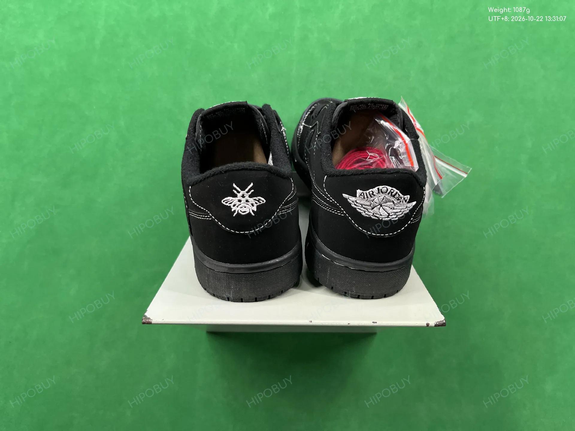 Foto QC 8 de Jordan 1 Retro Low OG SP Travis Scott Black Phantom DM7866-001