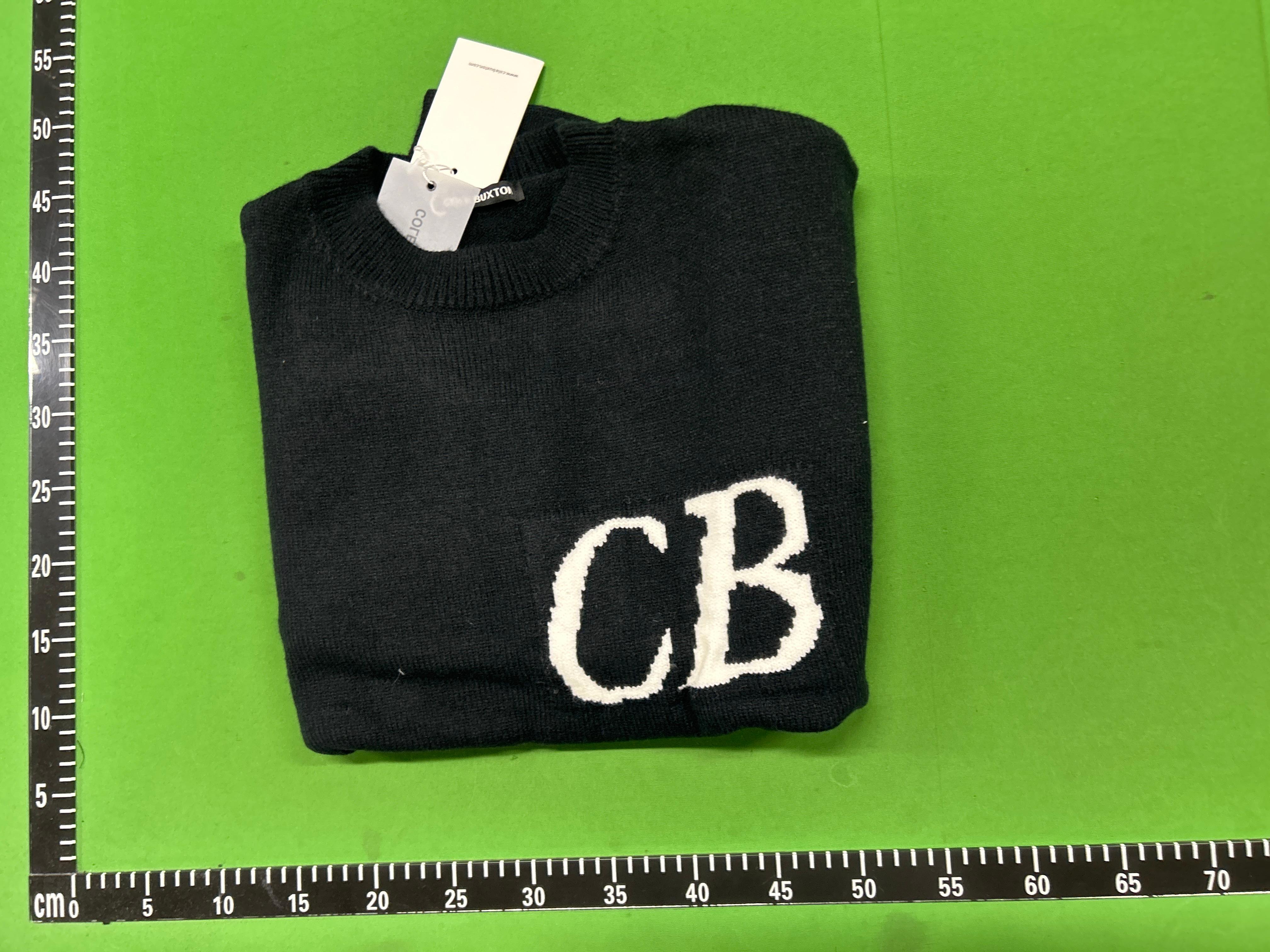 Foto QC 1 de Cole Buxton CB Logo Crewneck Sweater Black