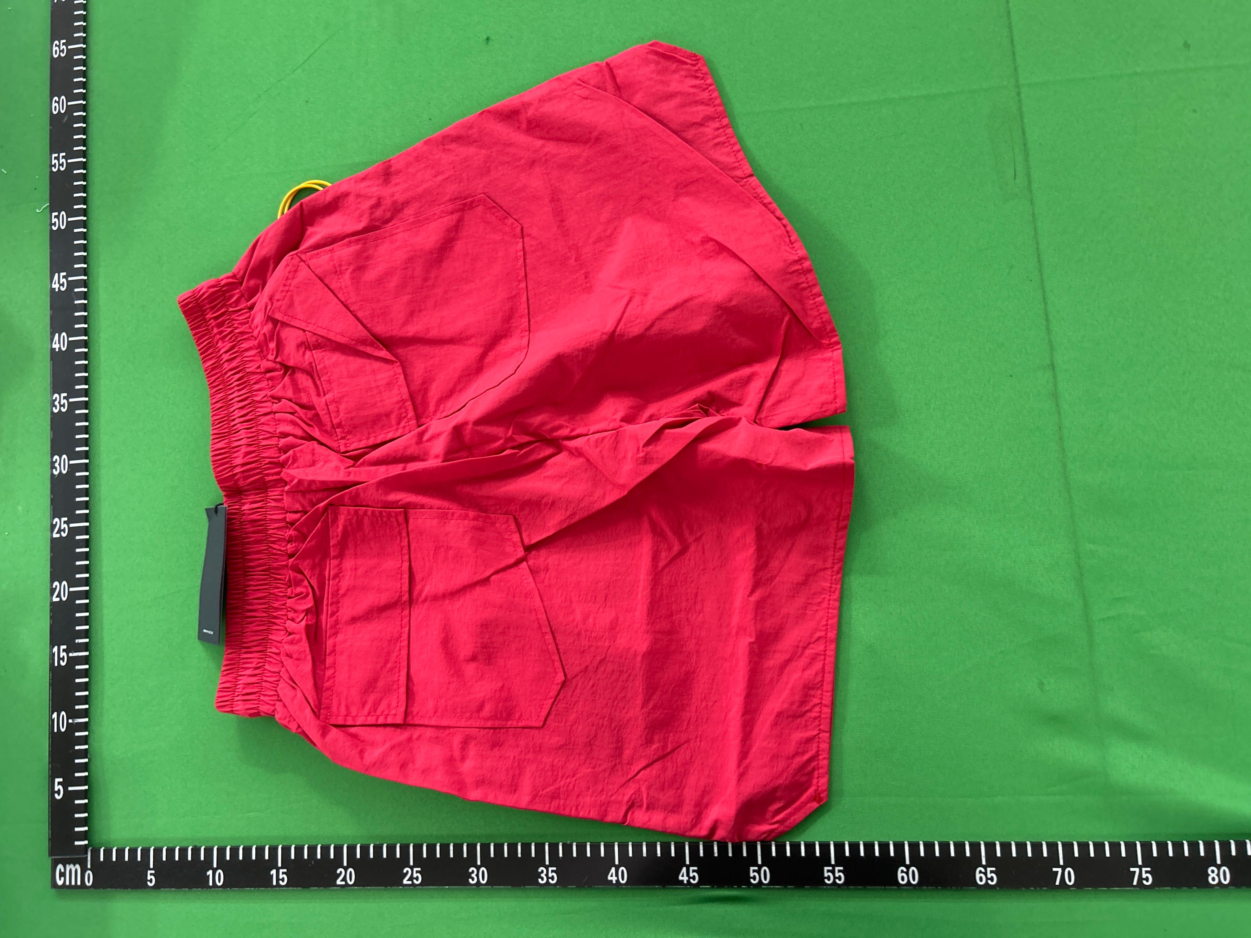 Foto QC 7 de Rhude Logo Basketball Swim Shorts Green Orange
