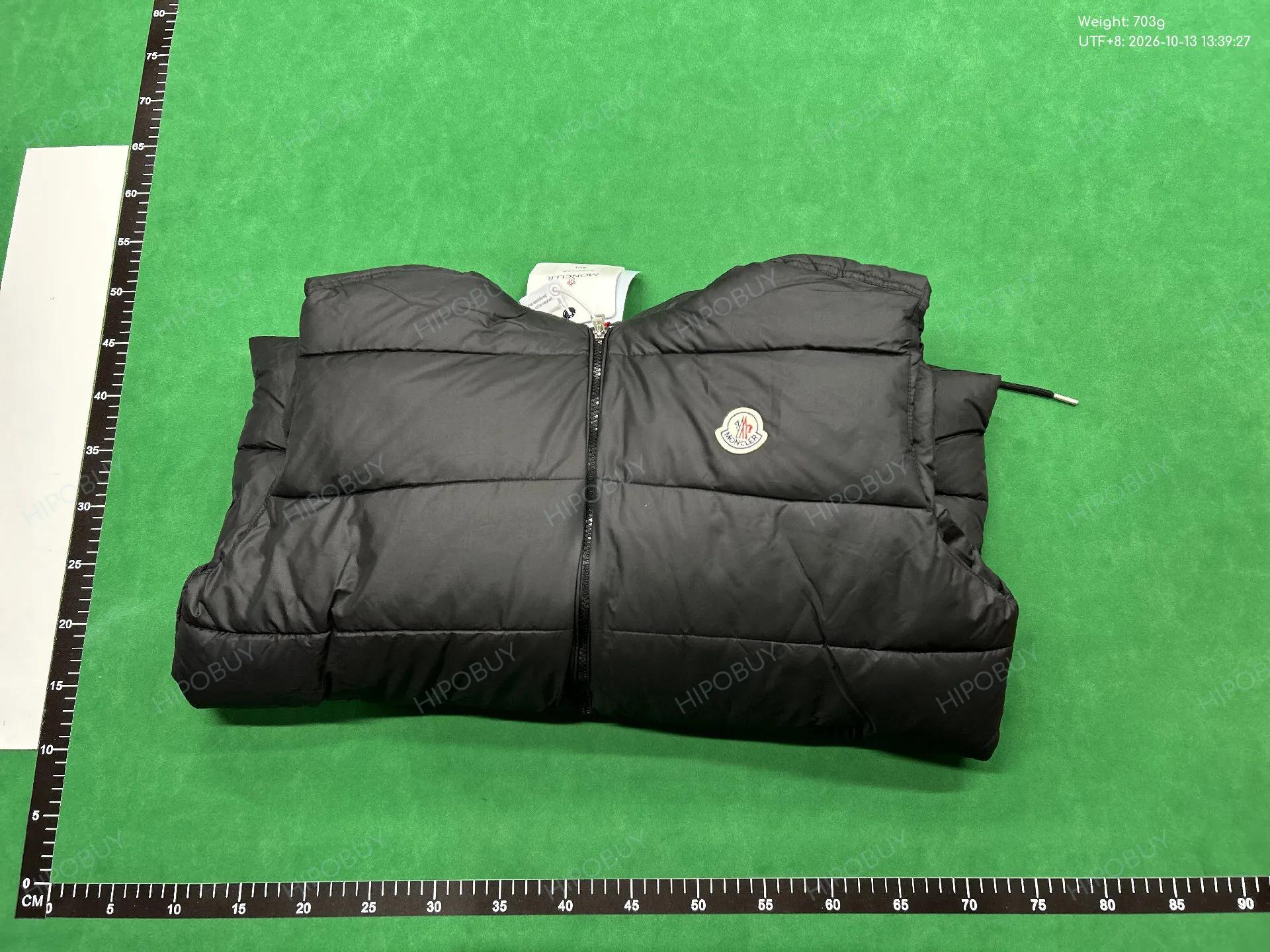 Foto QC 8 de Moncler Cardigan Jacket Knit Quilted Down White