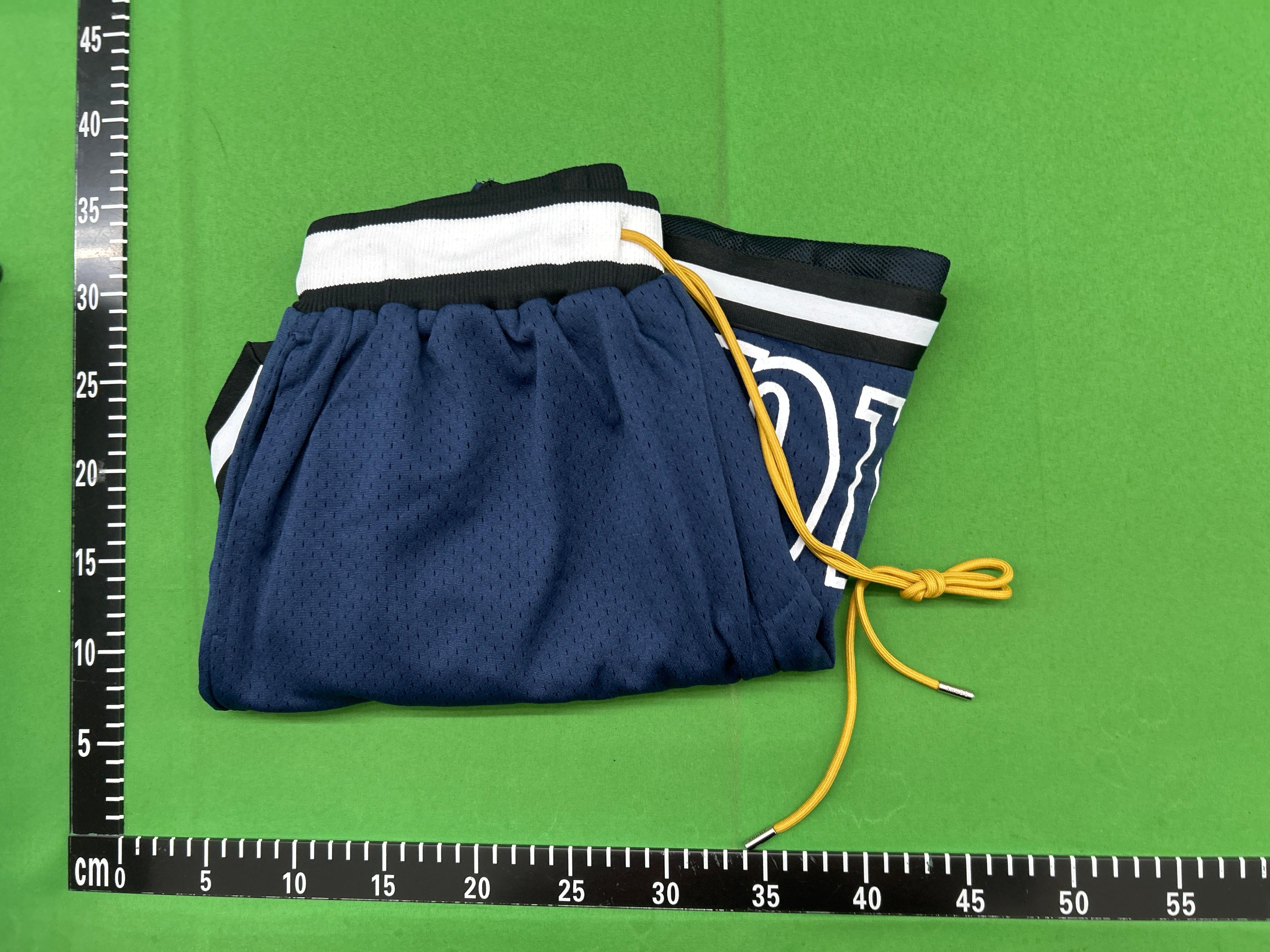 Foto QC 1 de Rhude Logo Basketball Swim Shorts Green Orange