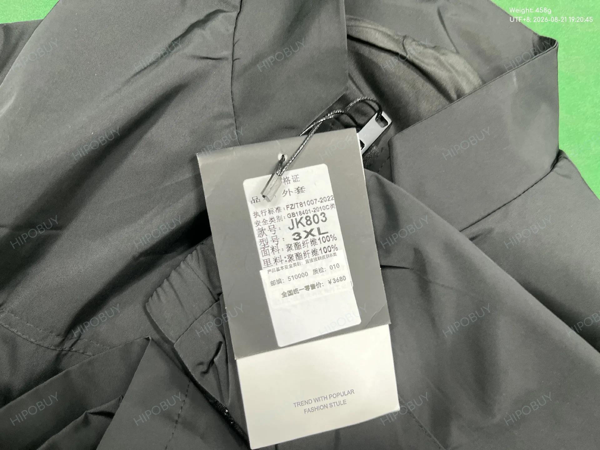 Foto QC 6 de Prada Stand Collar Jacket Black