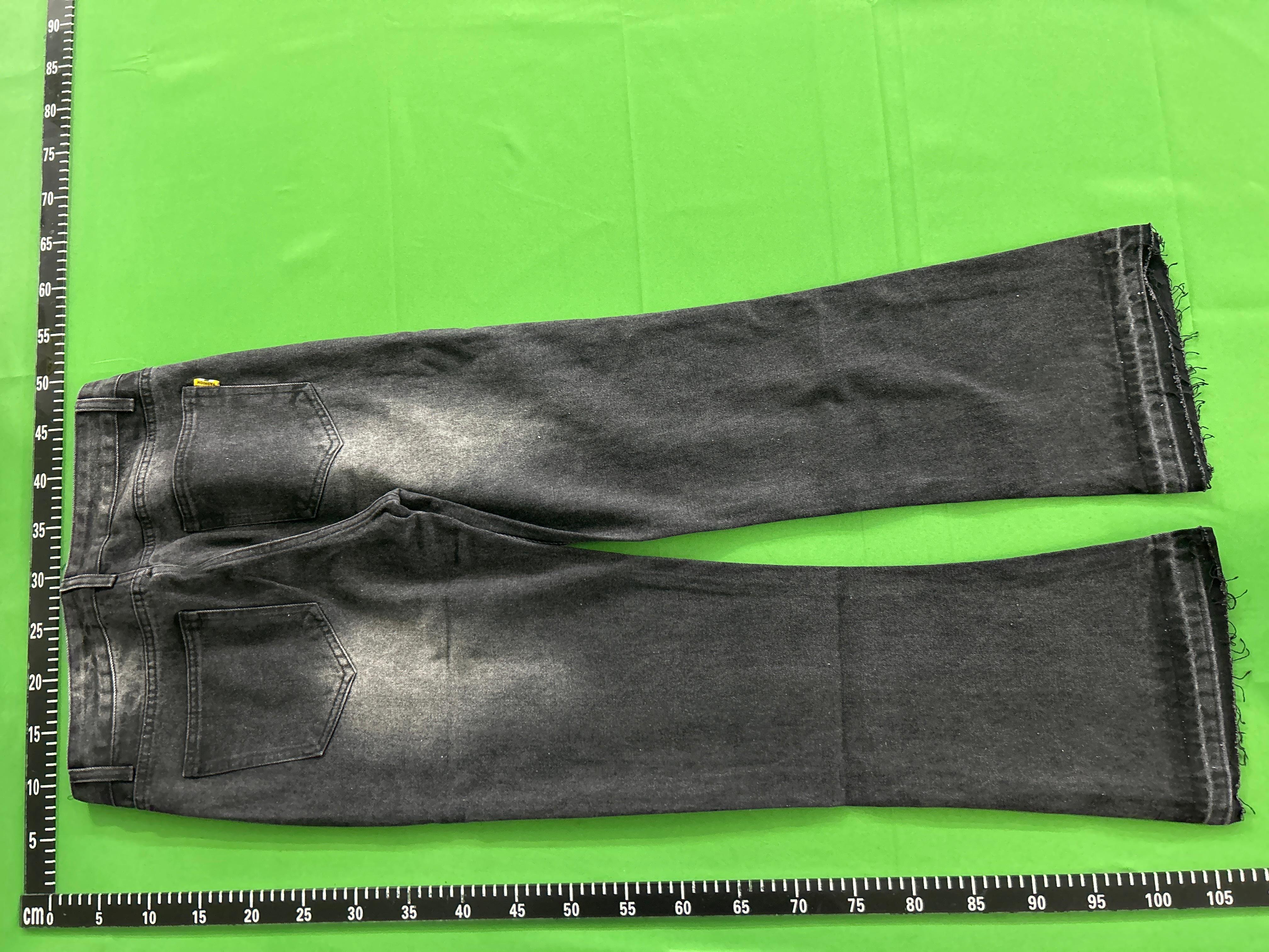 Foto QC 4 de RDT 507 Jeans Distressed Hem Clean Fit Smoke Grey