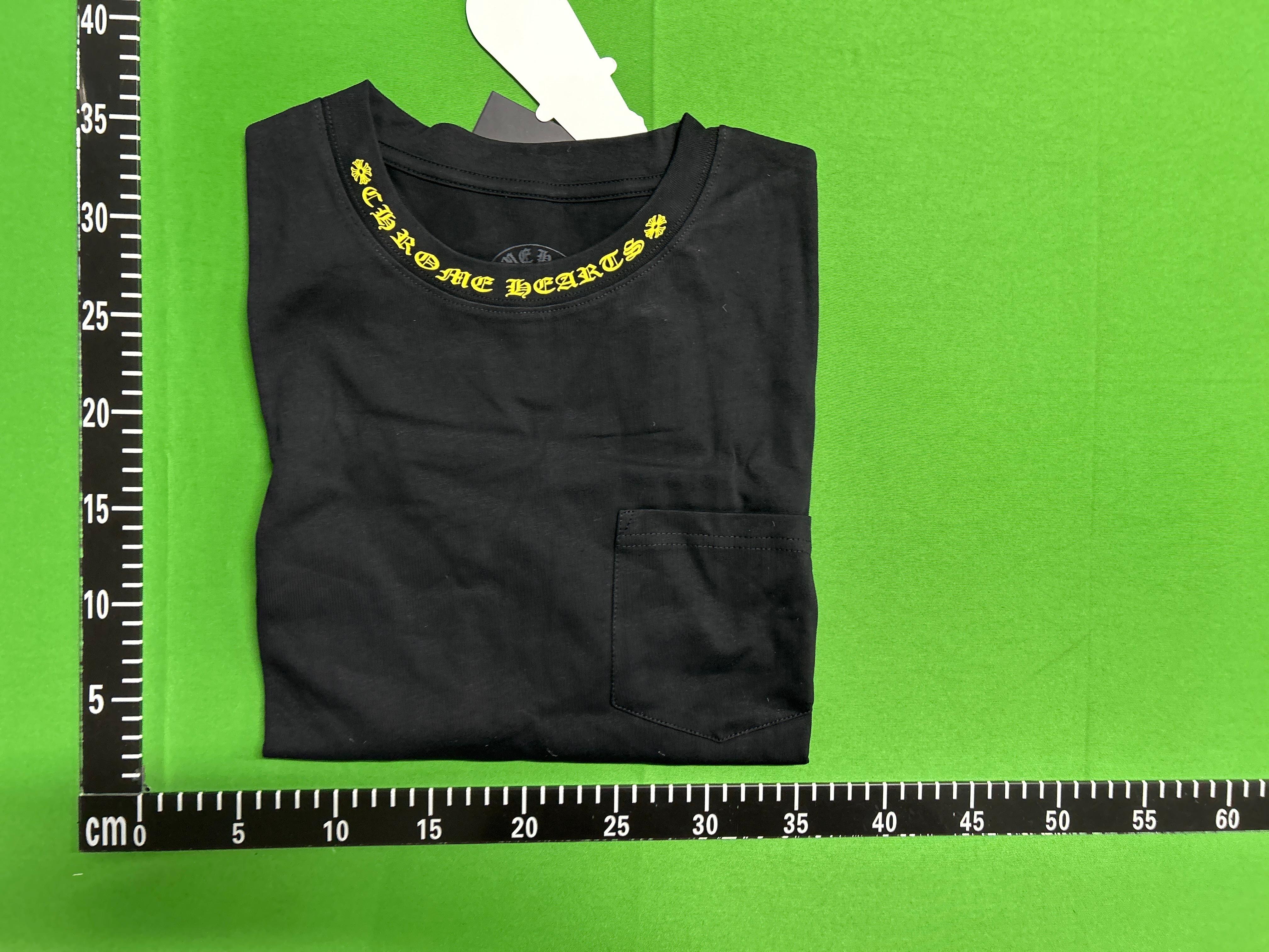 Foto QC 1 de Chrome Hearts T-shirt Multi Color Cross Cemetery Long Sleeve Black