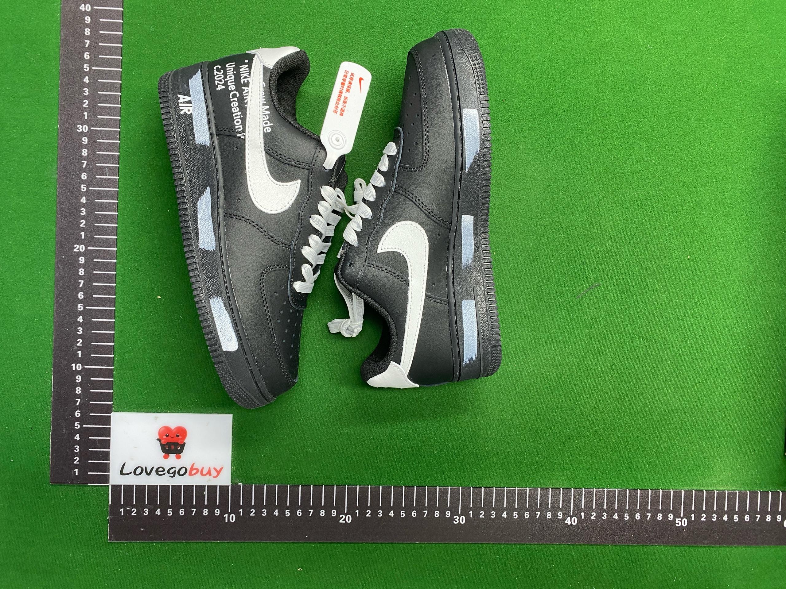 Foto QC 1 de Nike Air Force 1 '07 LX Black Silver Mini Swoosh HQ1180-001
