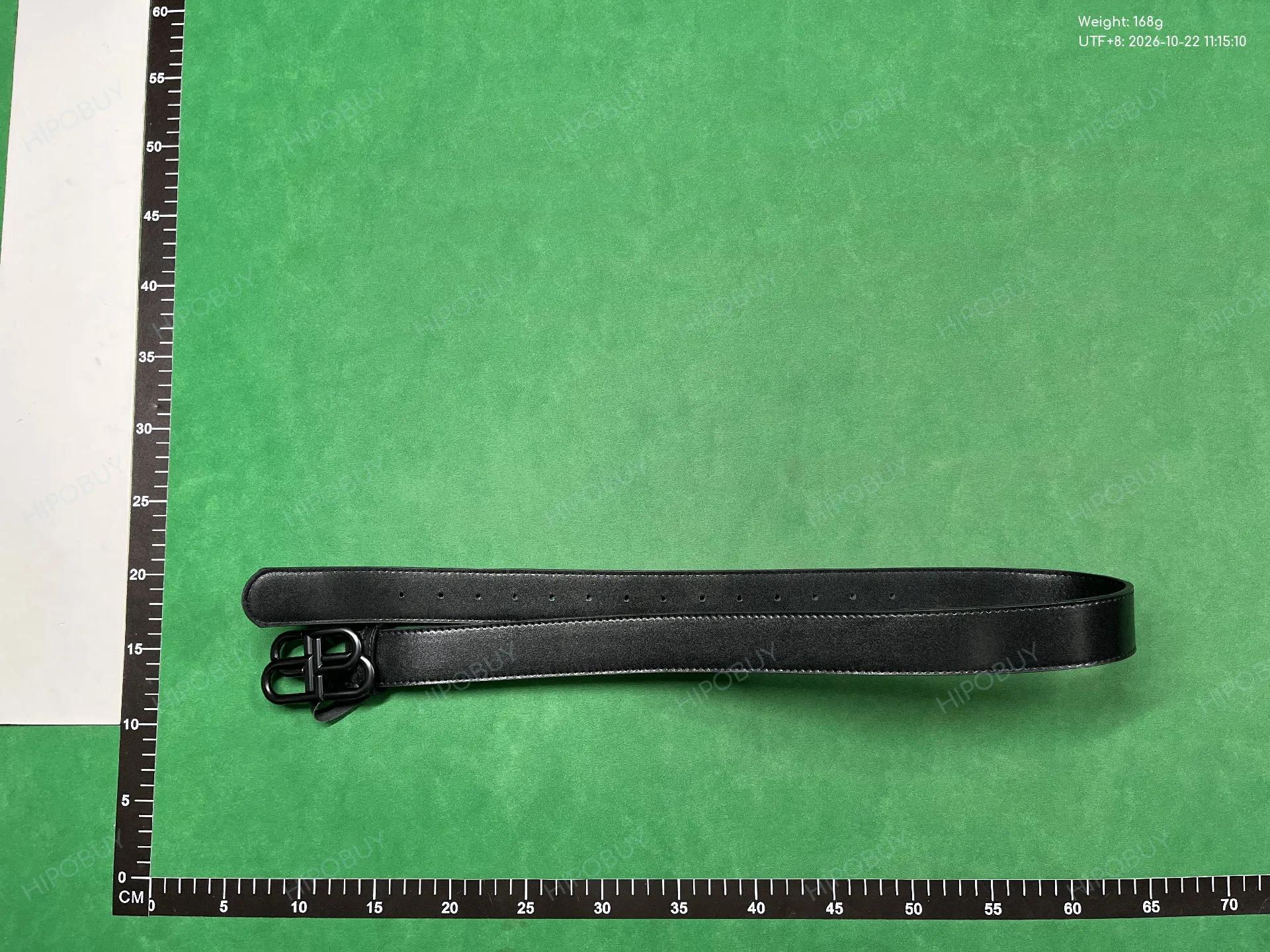 Foto QC 4 de Balenciaga BB Belt Black