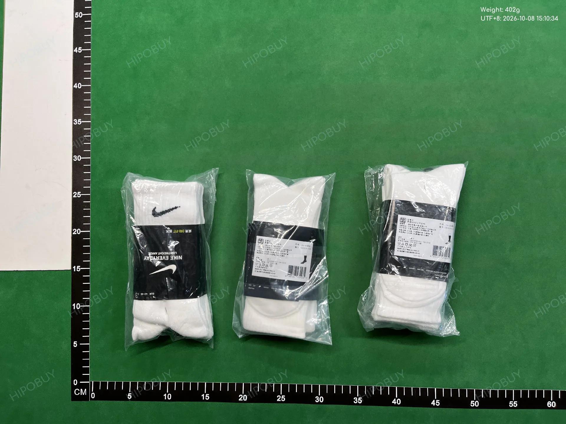 Foto QC 6 de Nike Everyday Crew Socks Lightweight White