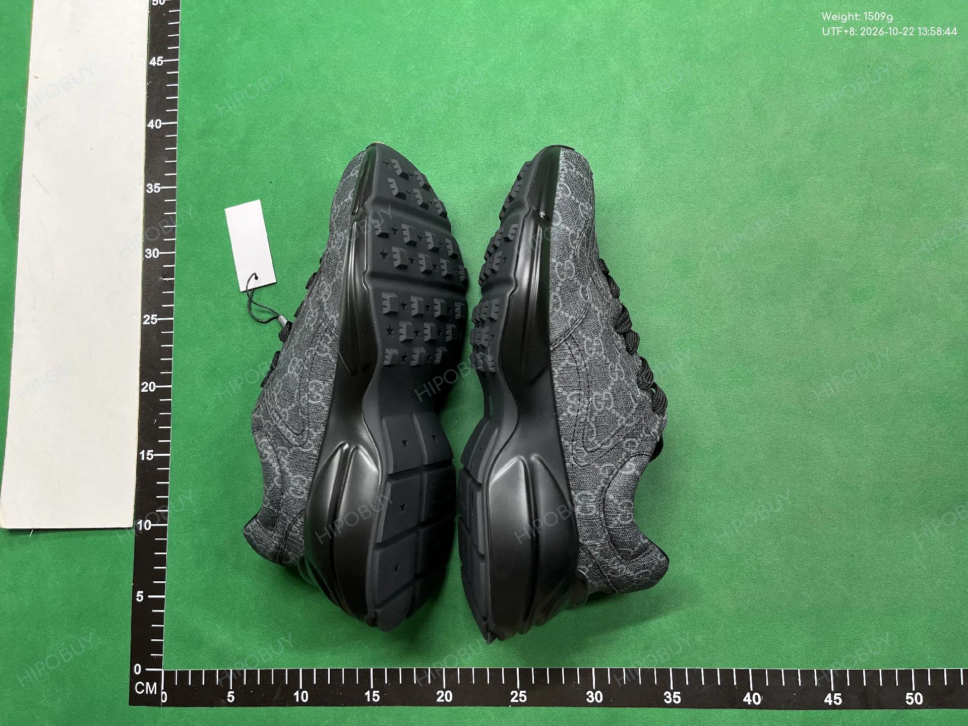 Foto QC 5 de Gucci Rhyton Low GG Supreme Black Grey