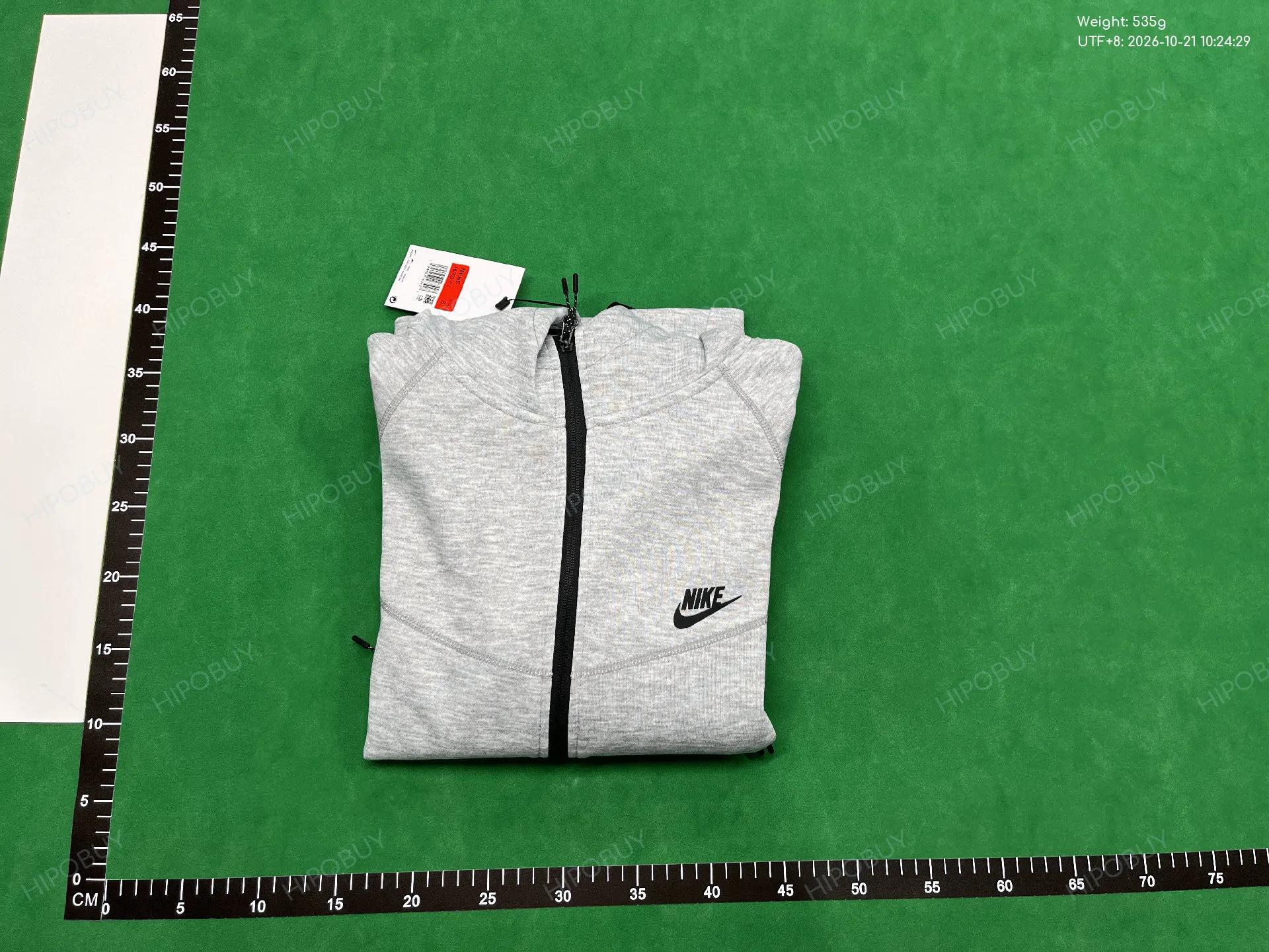 Foto QC 4 de Nike Tech Fleece Windrunner Jacket Hooded Grey Heather