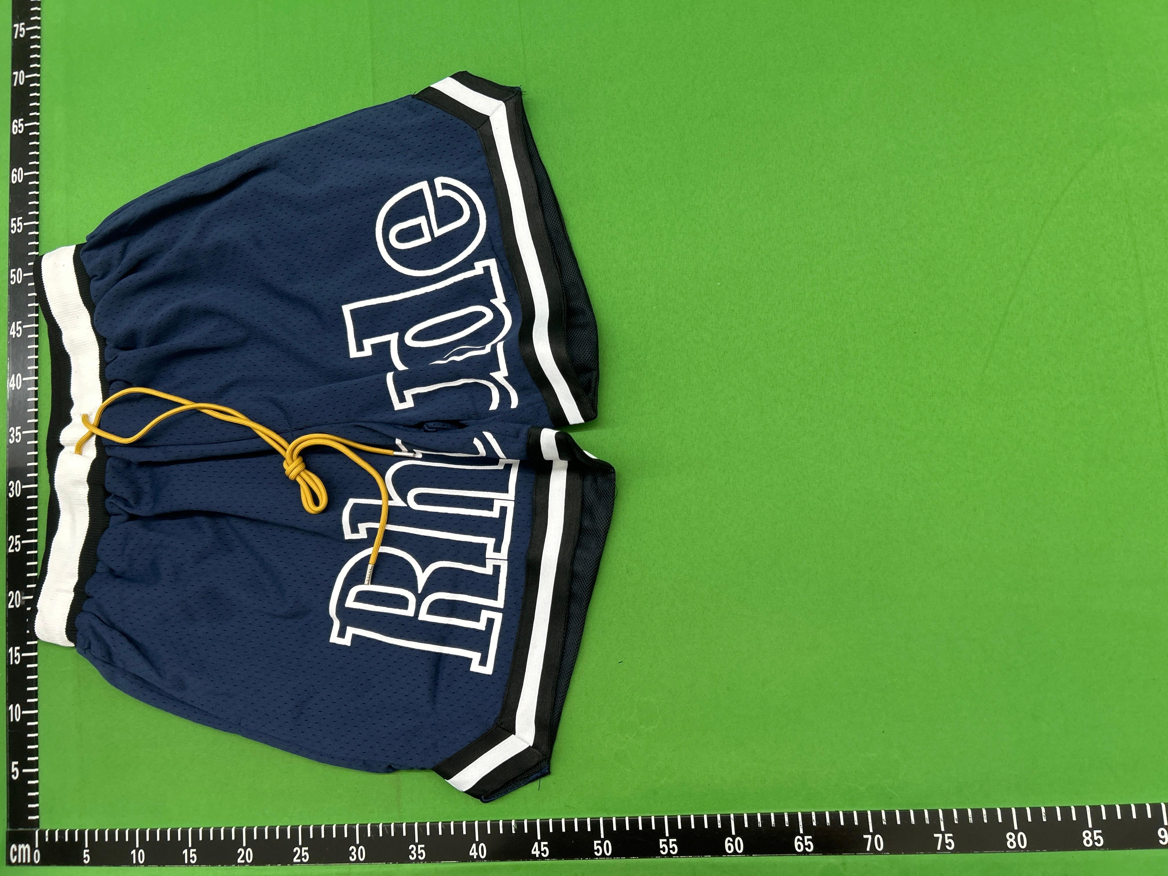Foto QC 3 de Rhude Logo Basketball Swim Shorts Green Orange